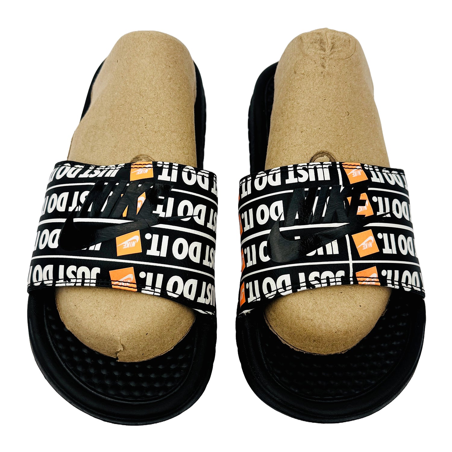 Front Side image of Nike Men’s Benassi JDI Print Slides (Size 40/41) - 631261-016