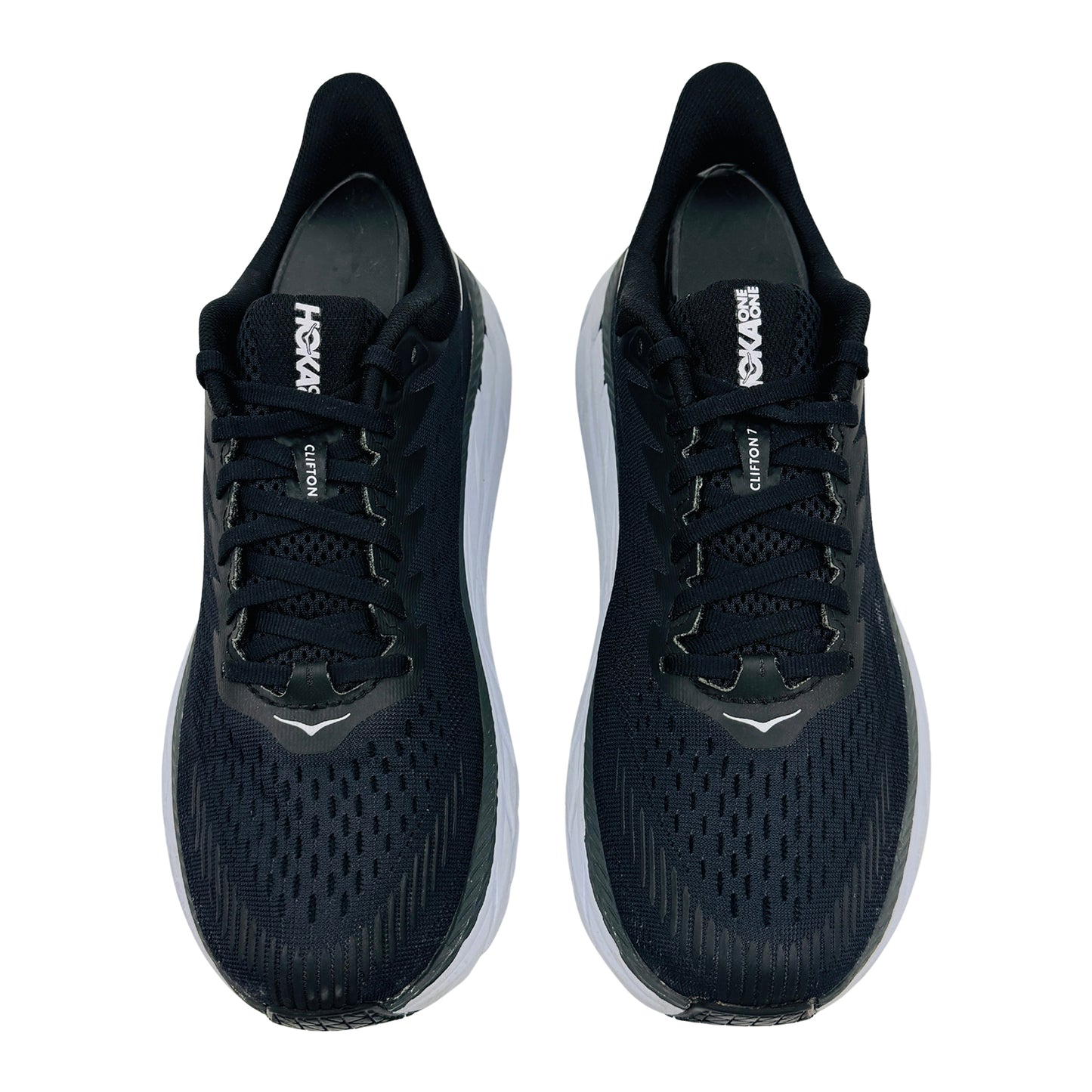 Hoka Clifton 7 'Black White' Shoes (Size 40) - 1110509 BWHT