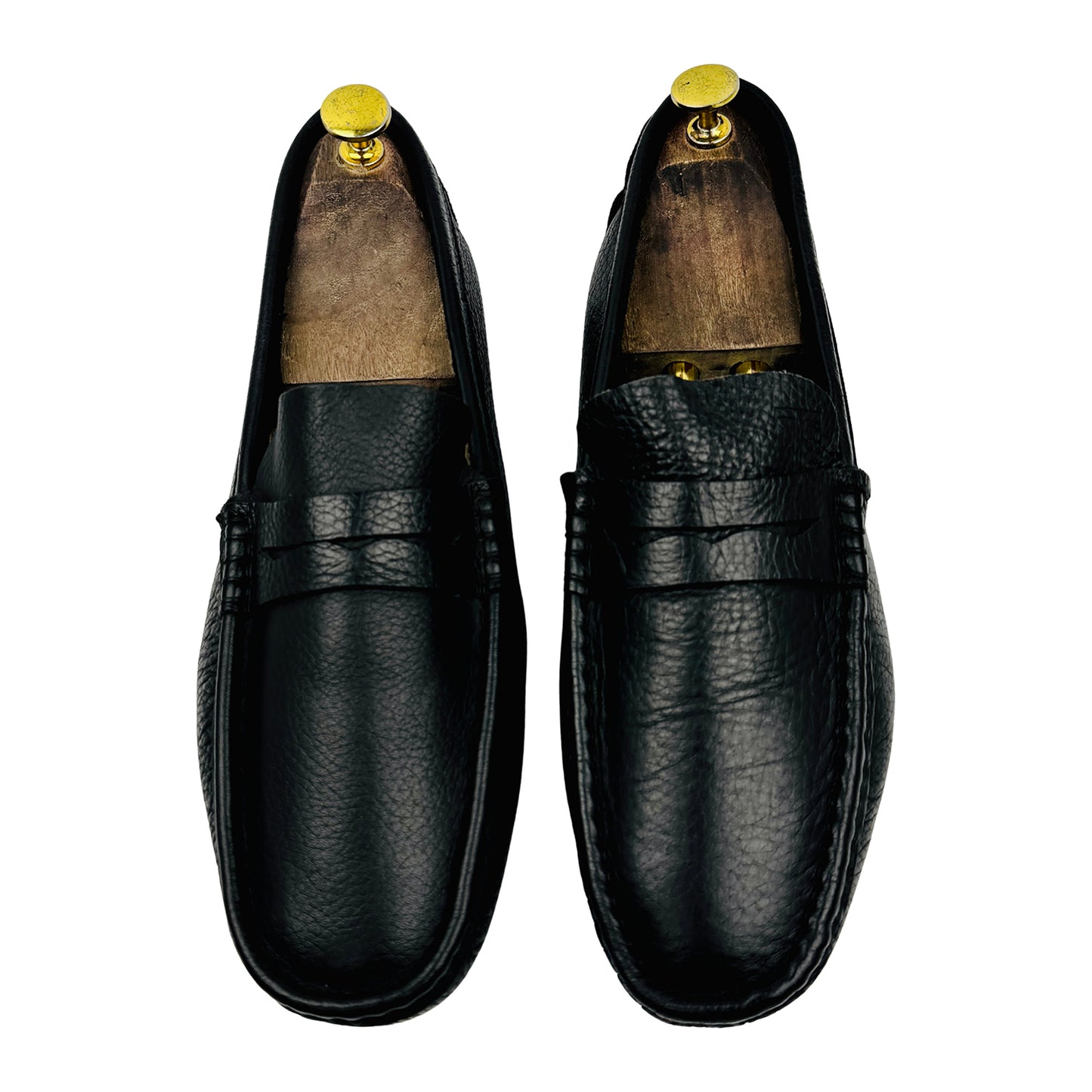 Tod's Gommino Black Leather Driving Loafers (Size 43)