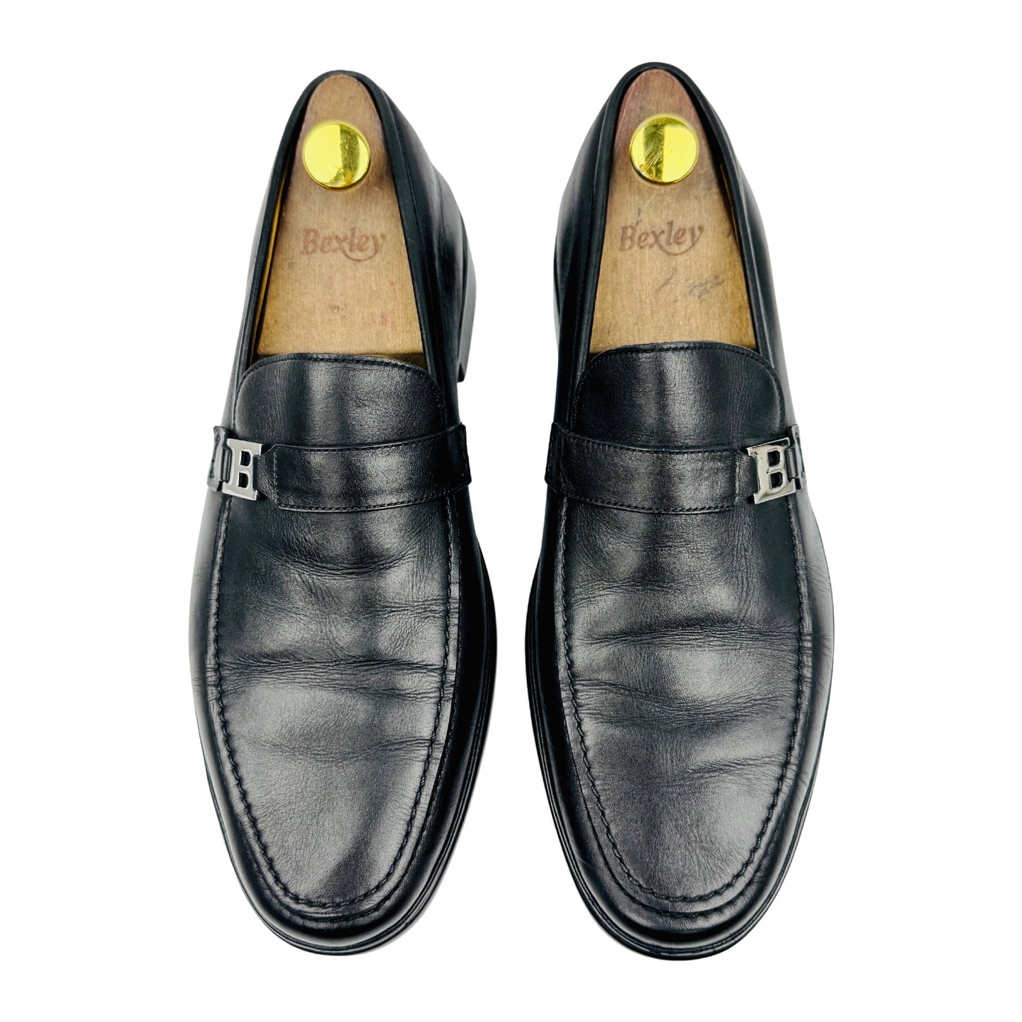 Bally Men's Nevio Black Loafers (Size 43/43.5)