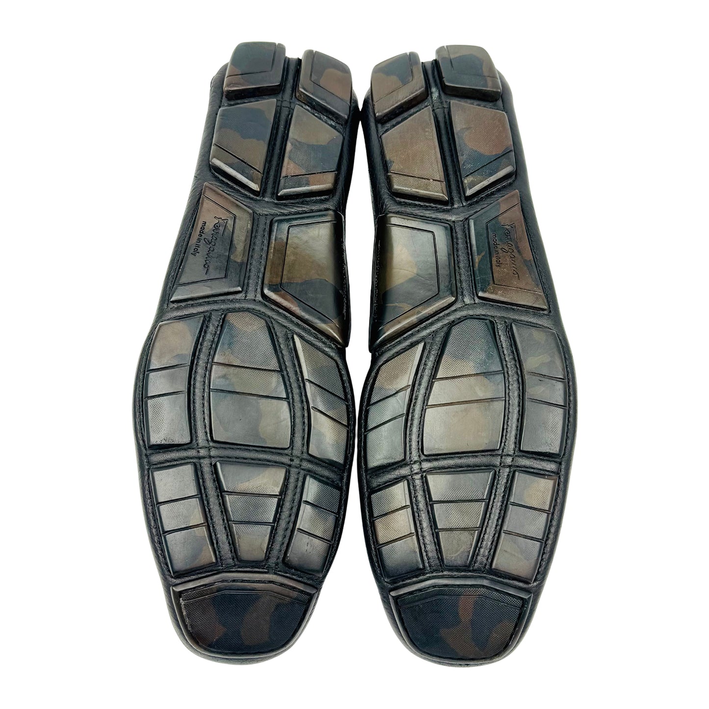 Salvatore Ferragamo Granprix Grained Leather Loafer (Size 43.5)