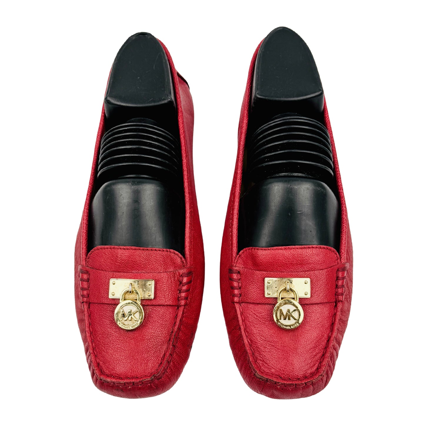 Michael Kors Hamilton Red Moccasins (Size 38)