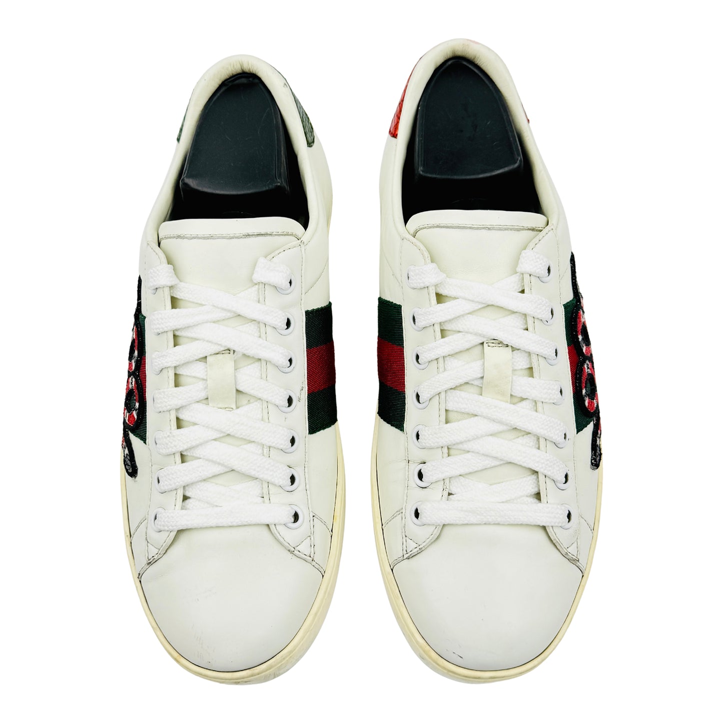 Gucci Ace Embroidered Snake Sneakers (Size 39) - 456230