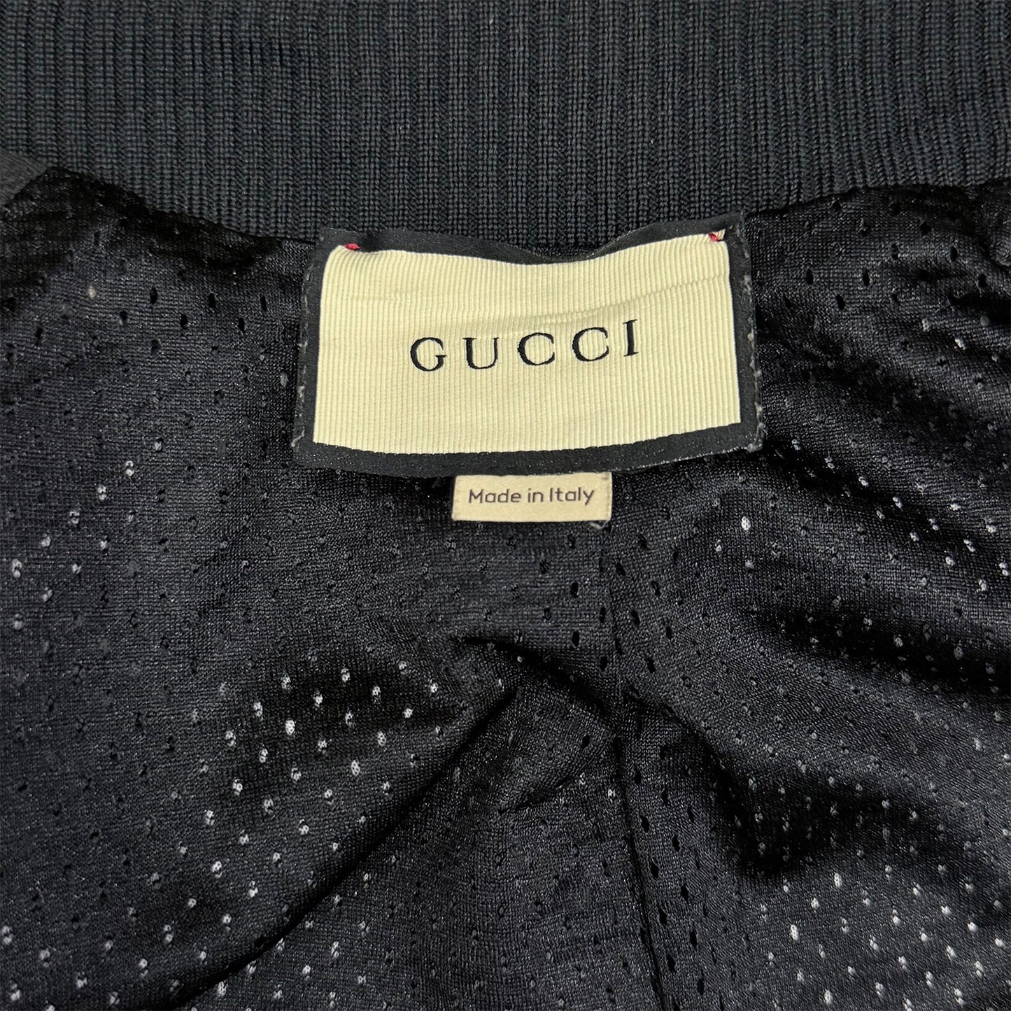 Gucci Logo-Jacquard Tech Track Jacket (Size Large)