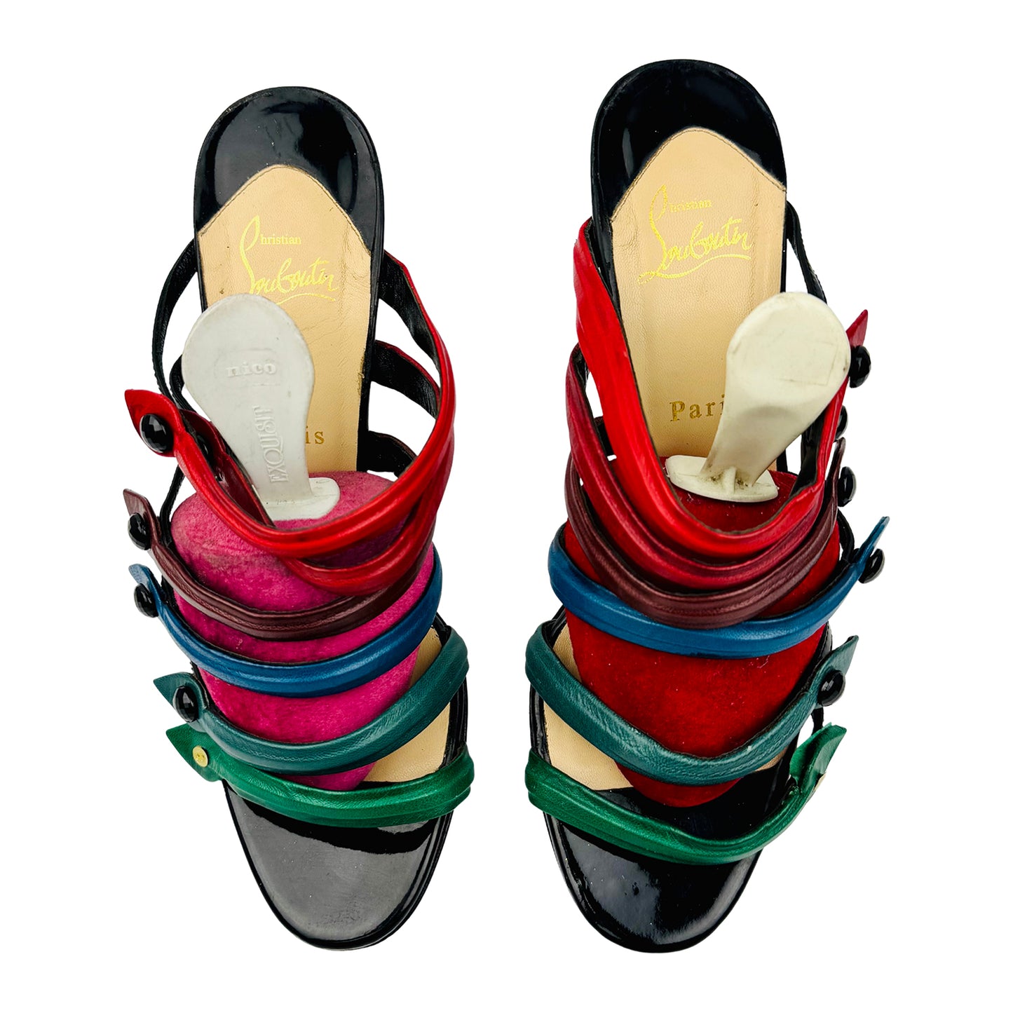 Christian Louboutin Blake Multi-Color Heels (Size 40)