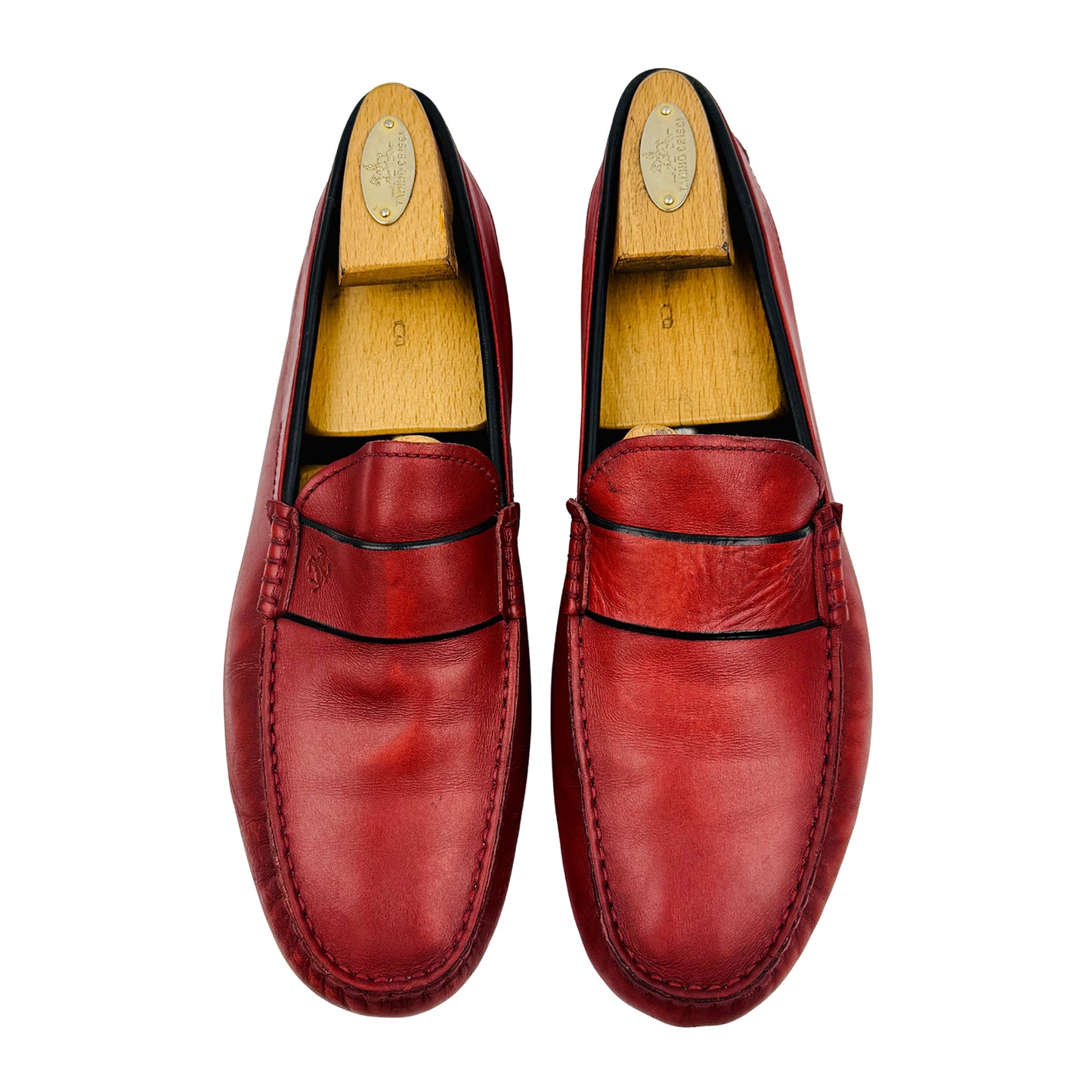 Tod’s For Ferrari Red Driving Loafers (Size 43/43.5)