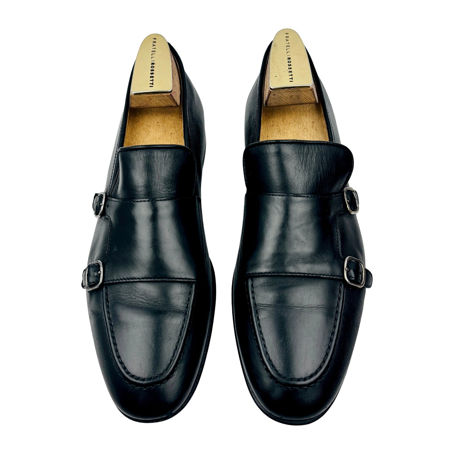 Scarosso Ernesto Double Monk Strap Loafers (Size 43/43.5)