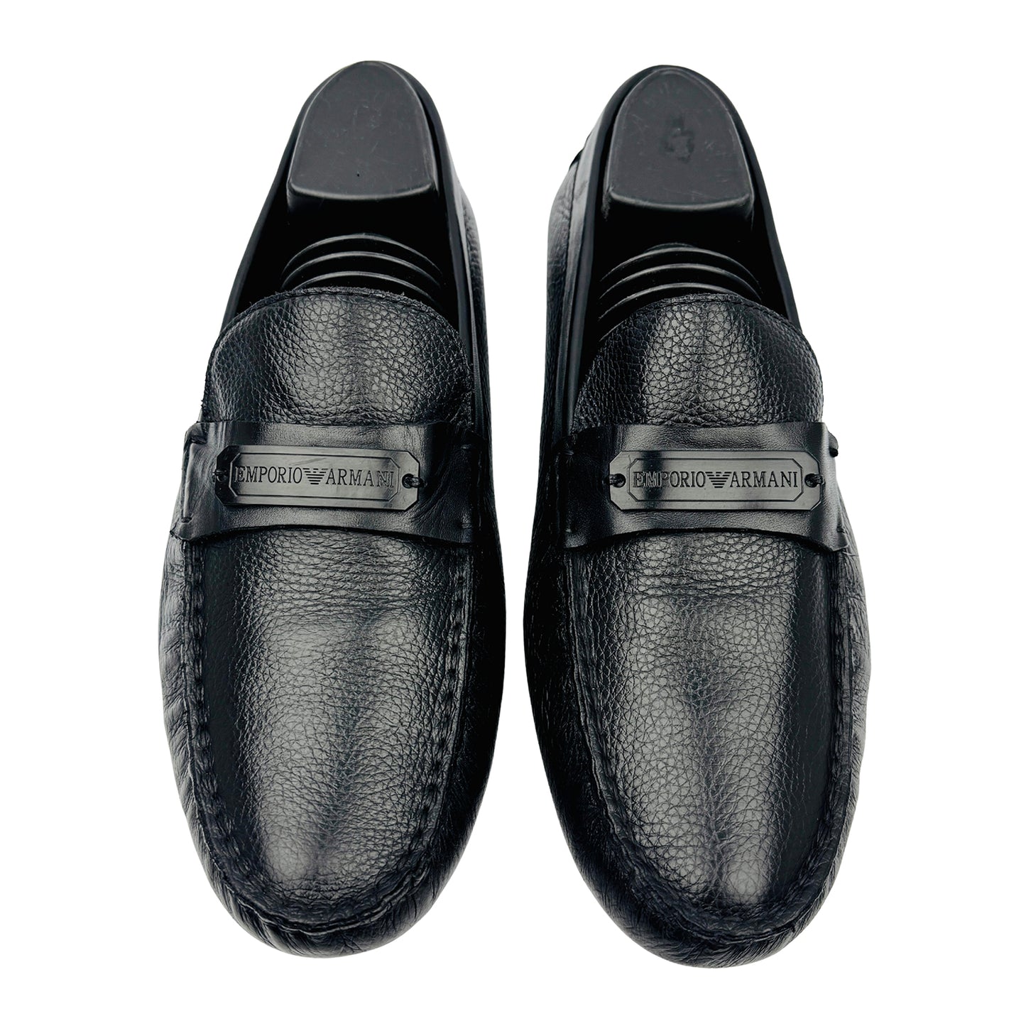 Emporio Armani Men's Driving With Stirrup Bar Loafers (Size 41.5/42)