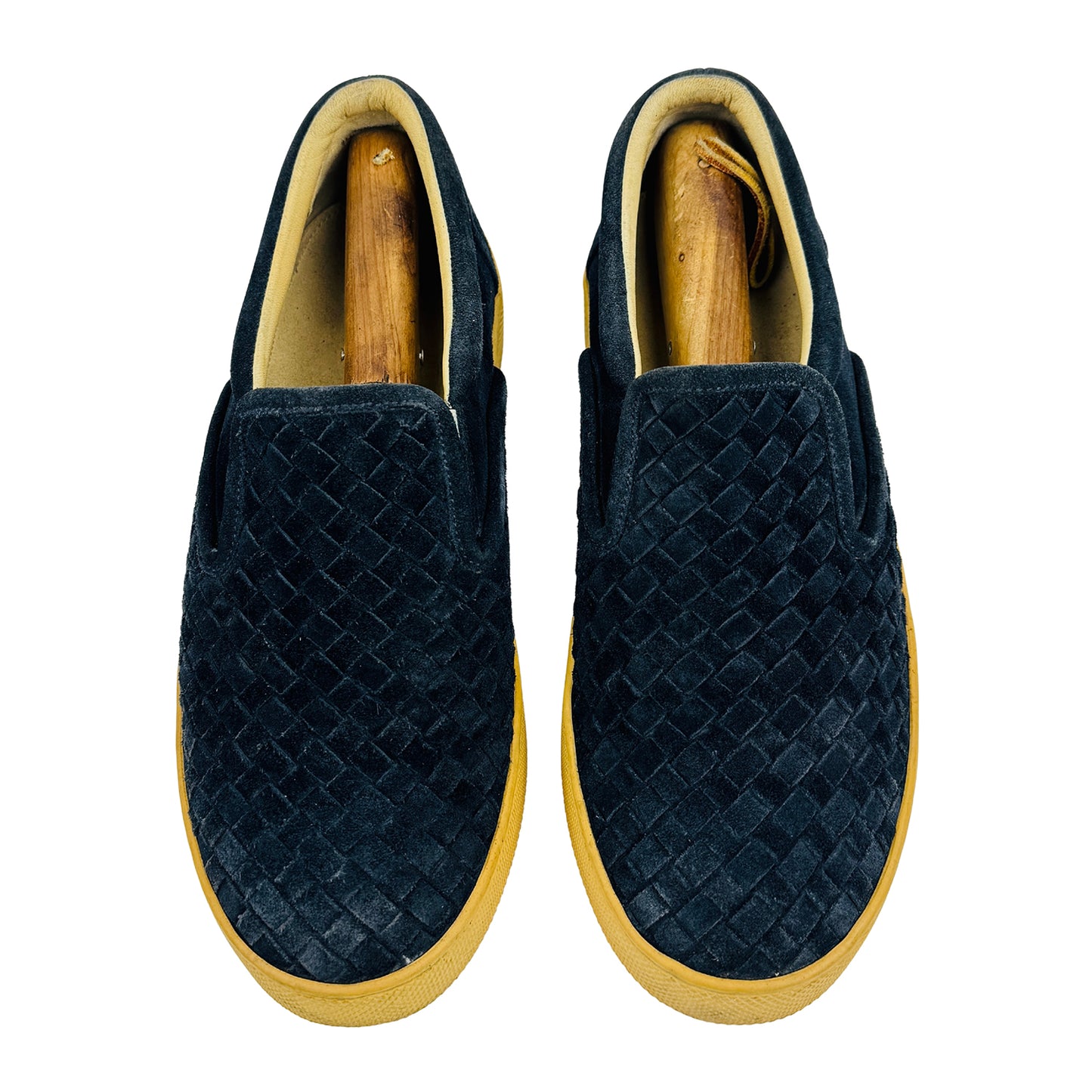 Bottega Veneta Navy Blue Suede Shoes (Size 41/41.5)