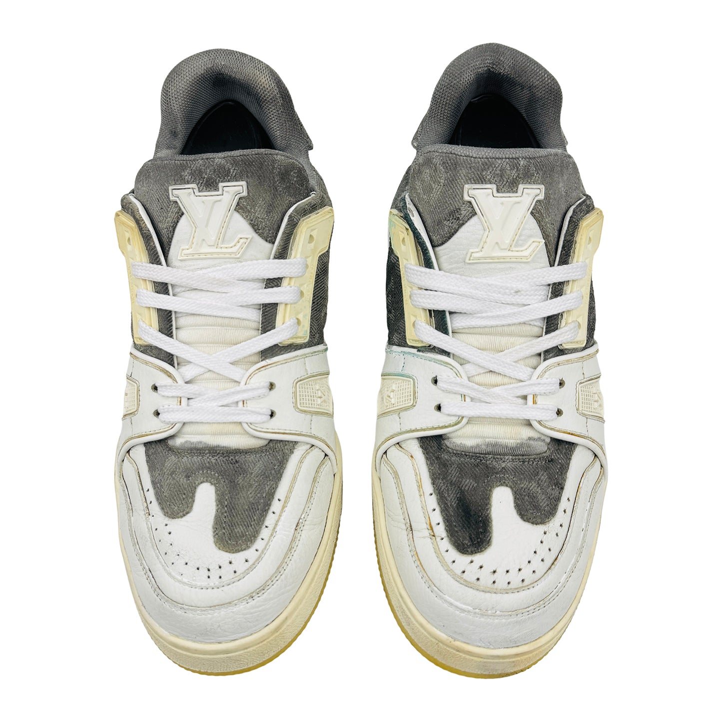 Louis Vuitton LV Trainer 'White, Grey' Sneakers (Size 41.5) - 1A9IF5