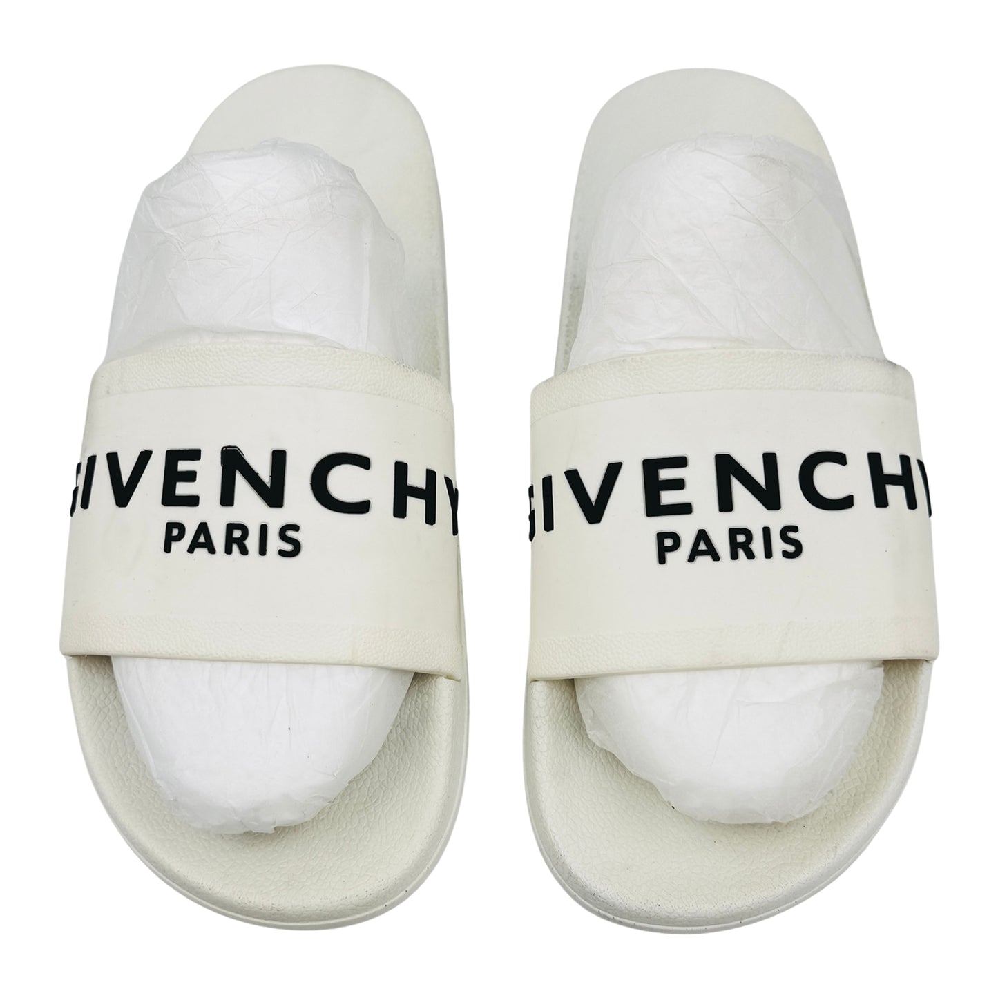 Givenchy Men's 'Black White' Slides (Size 43) - BH300HH0EL-100