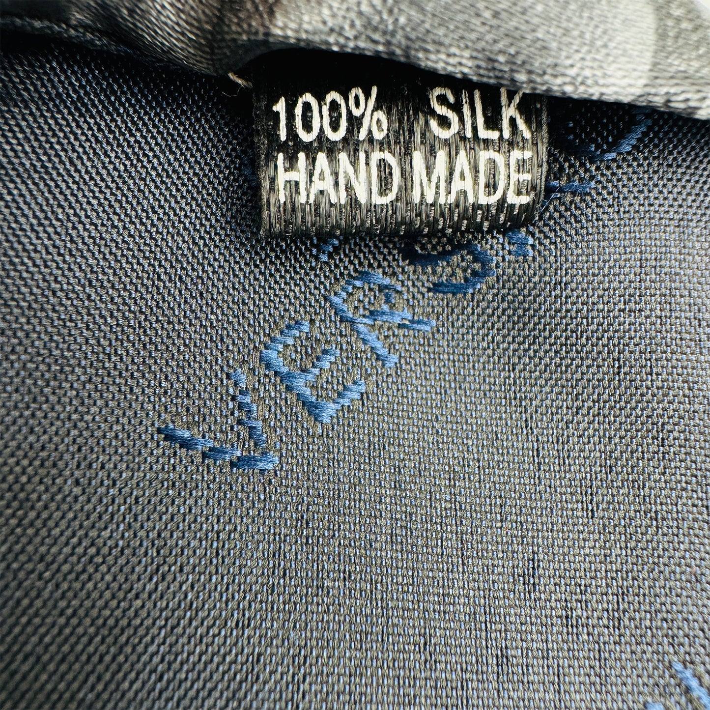 Versace Silver 'Diagonal Stripe' Tie (Size Regular)