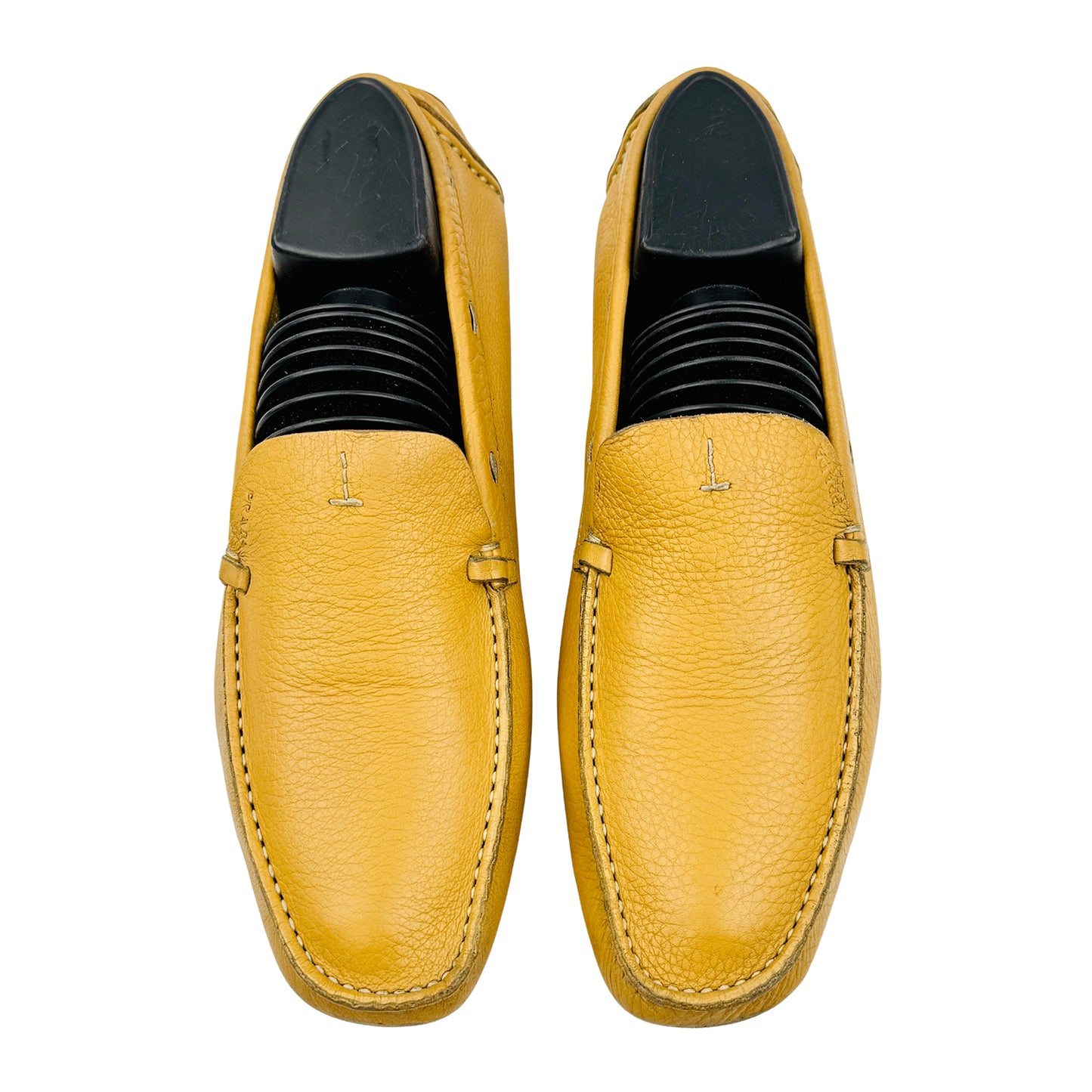 Prada Yellow Leather Driving Loafers (Size 40/40.5)