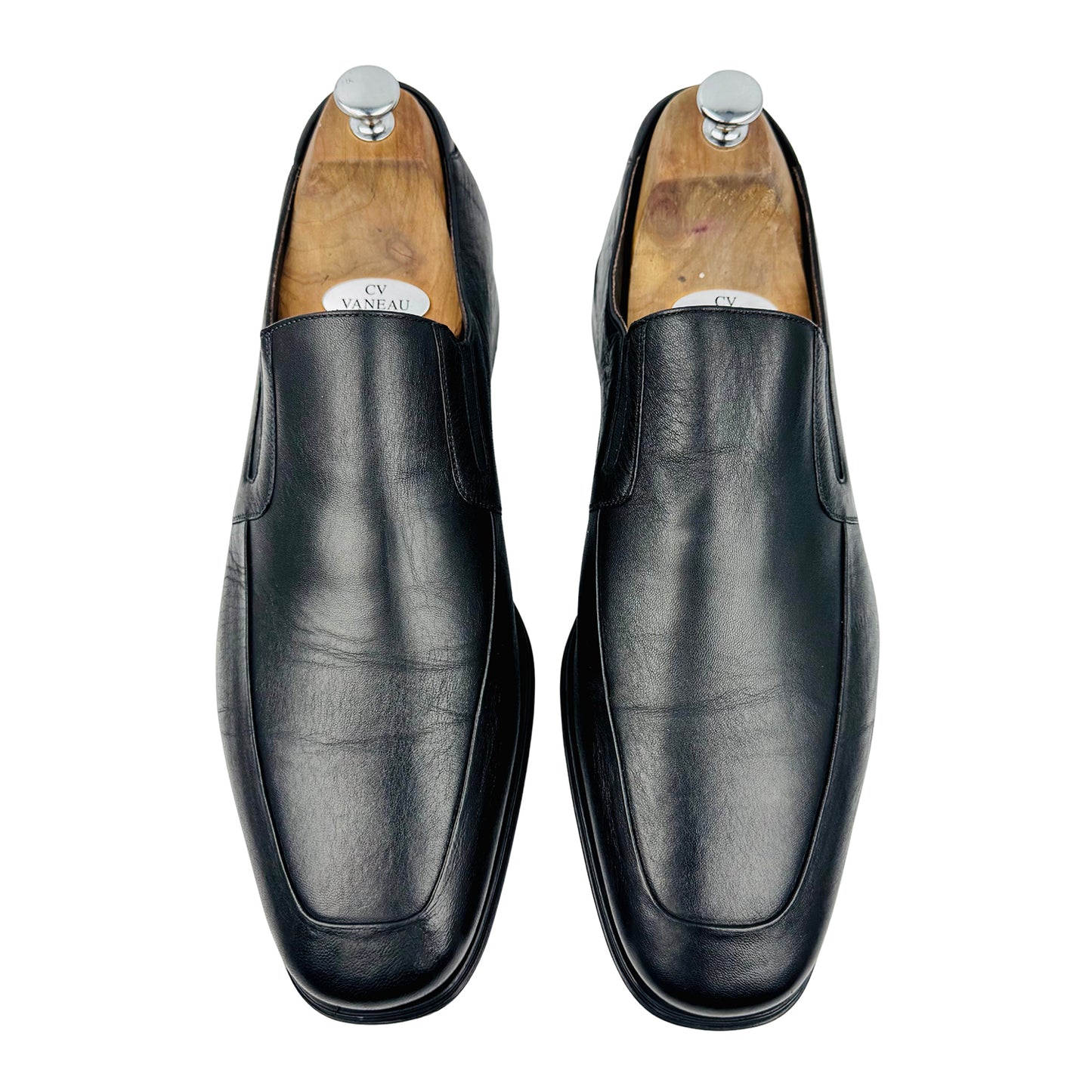 Magnanni Miengo Black Leather Loafers (Size 44.5/45) - 17165