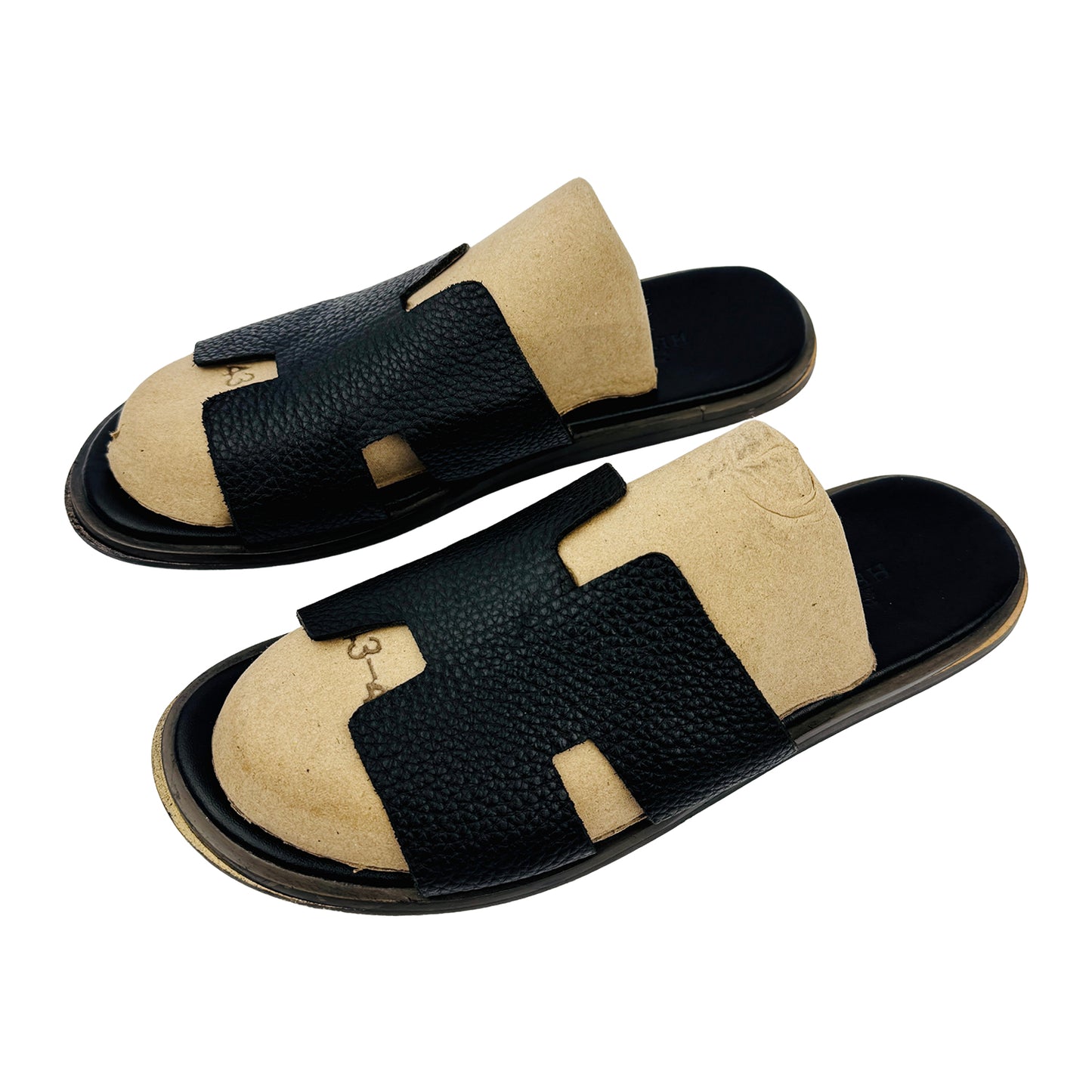 Hermes Izmir Black Sandal Slippers (Shoes 41/42)