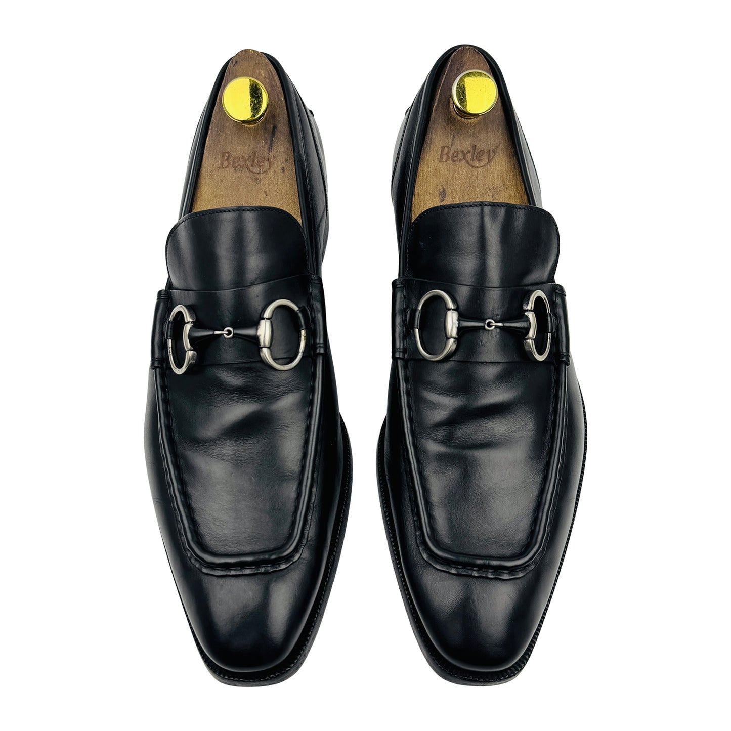 Gucci Men's Horsebit Black Leather Loafer (Size 43)