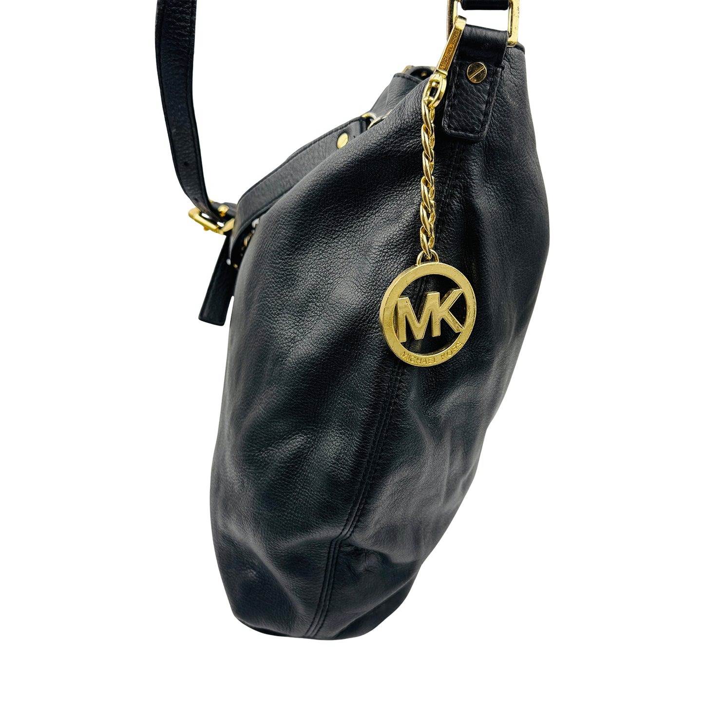 Michael Kors Jet Set Large Chain Black Tote Bag