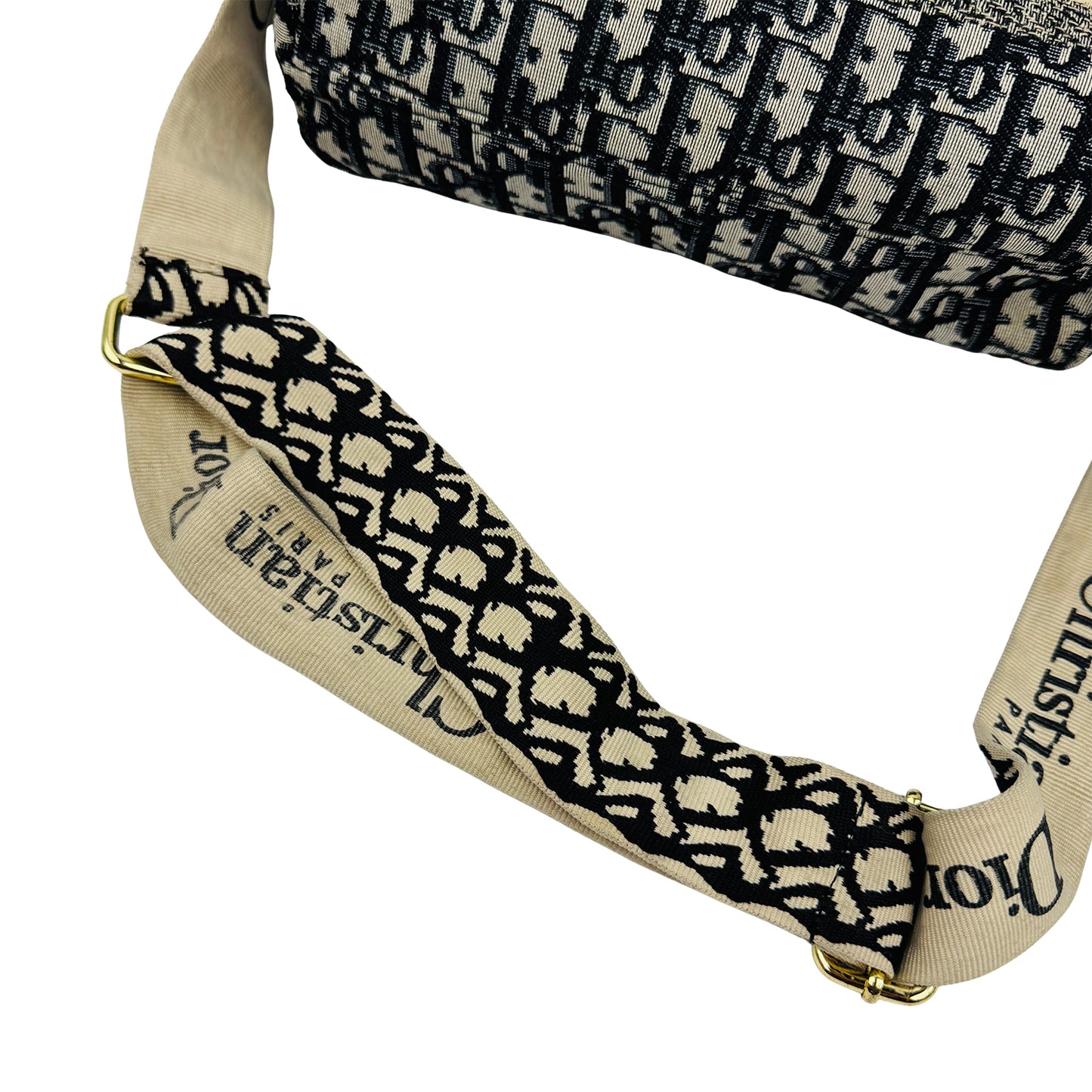 Christian Dior Diorcamp Messenger 'Beige Black' Hand Bag