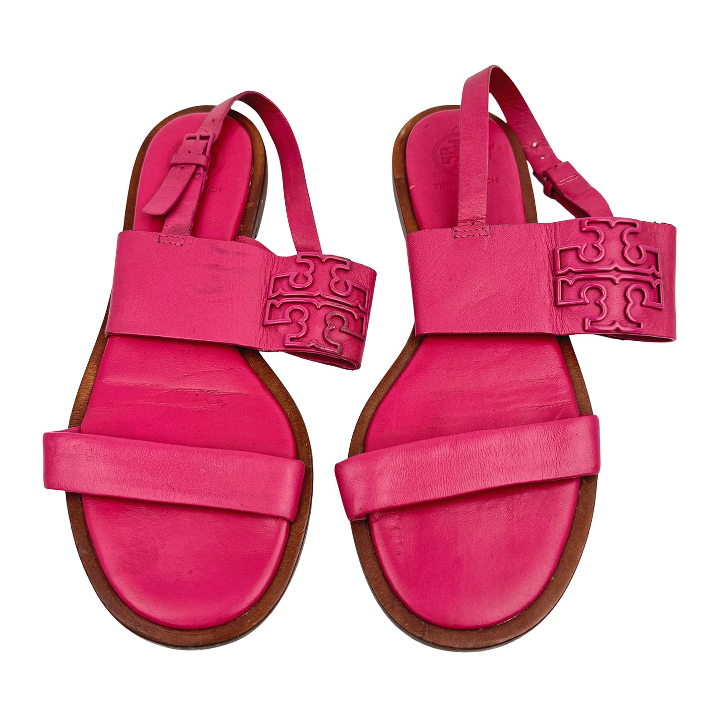 Tory Burch Women's Melinda Pink Sandals (Size 36.5)