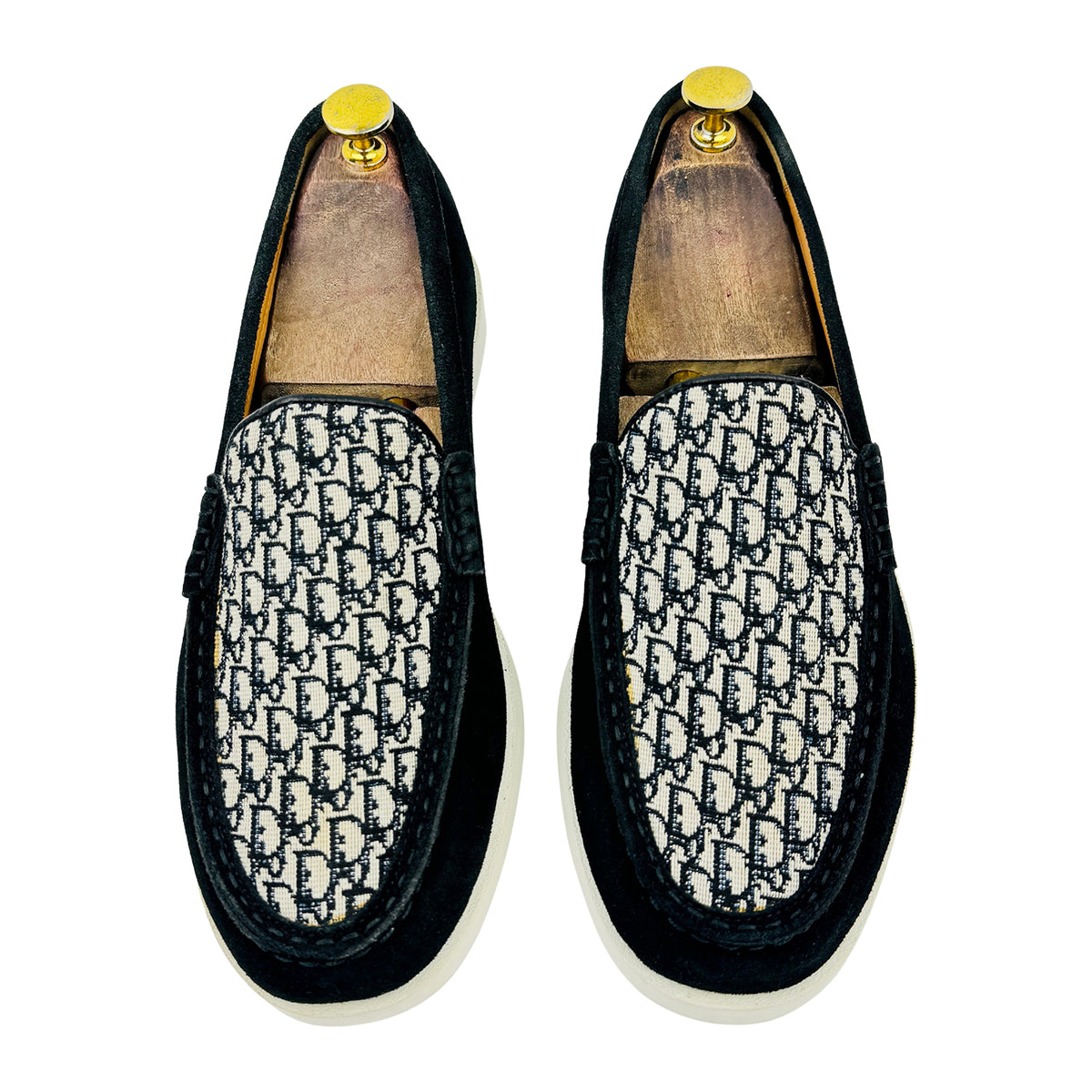 Dior Granville Navy Blue Suede Loafers (Size 42) - 3LO131ZYJ_H561