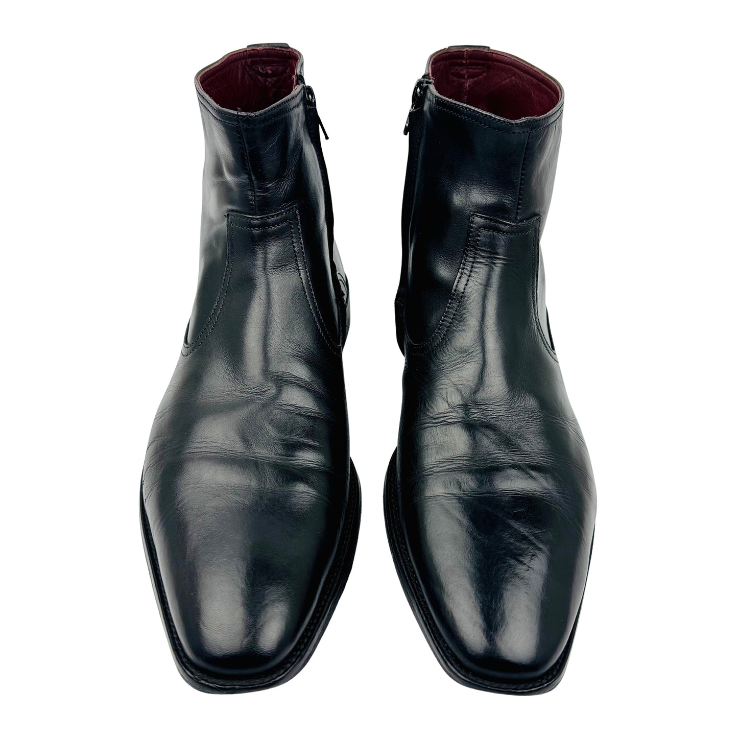 Tommy Hilfiger Leather Zip-Up Ankle Boots (Size 43/43.5)