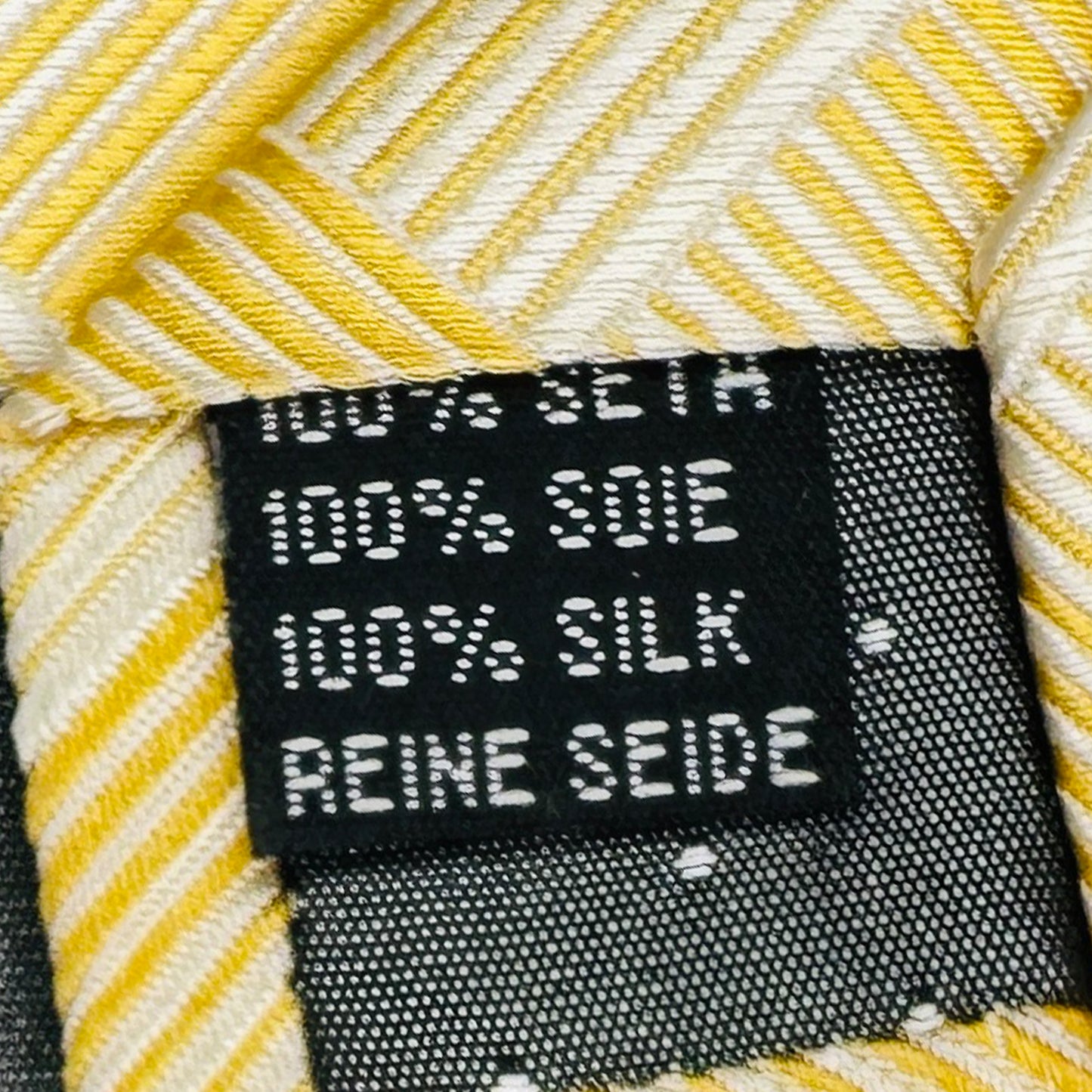 Canali Gold 'Basketweave Pattern' Tie (Size Regular)