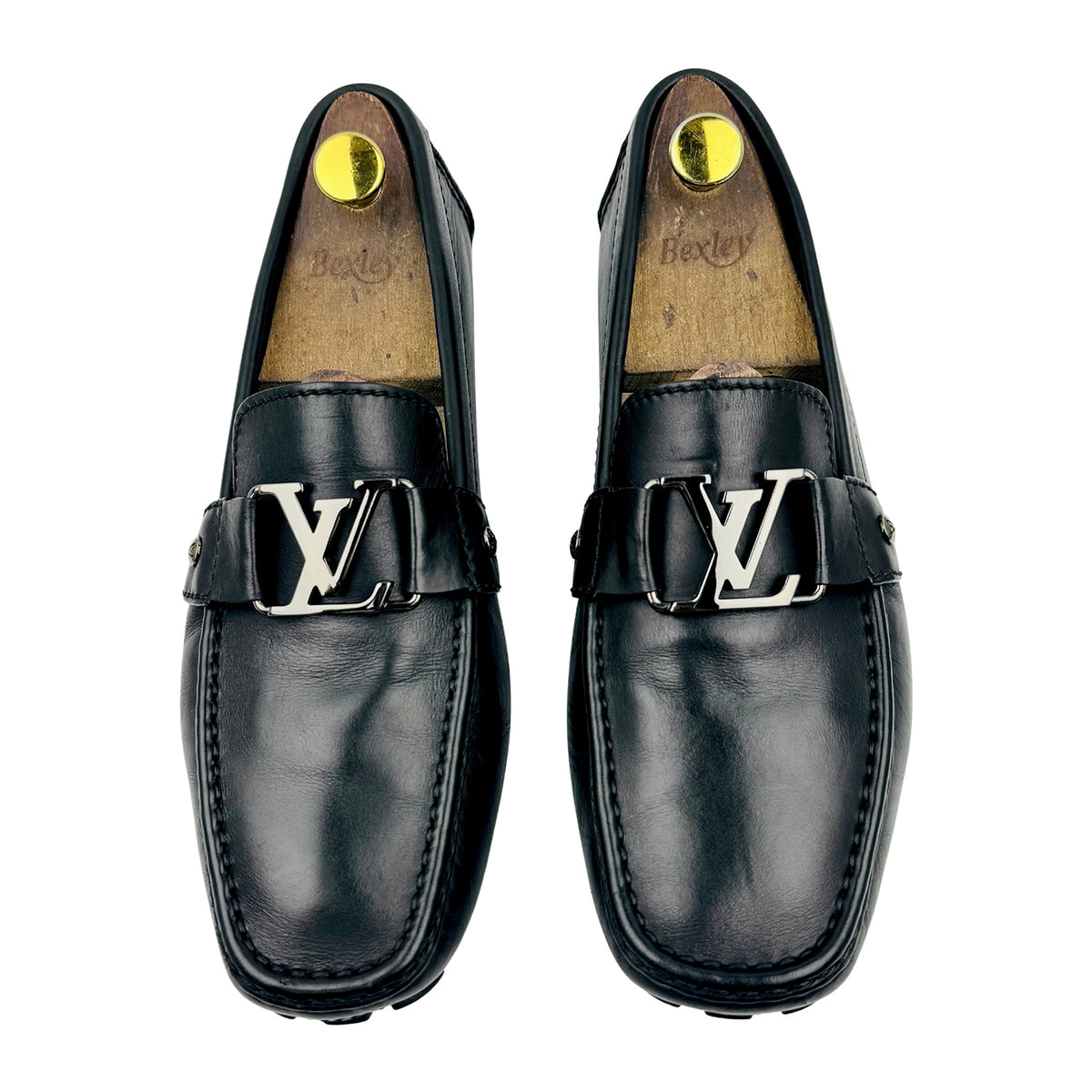 Louis Vuitton Monte Carlo Black Leather Driving Loafers (Size 43/43.5)