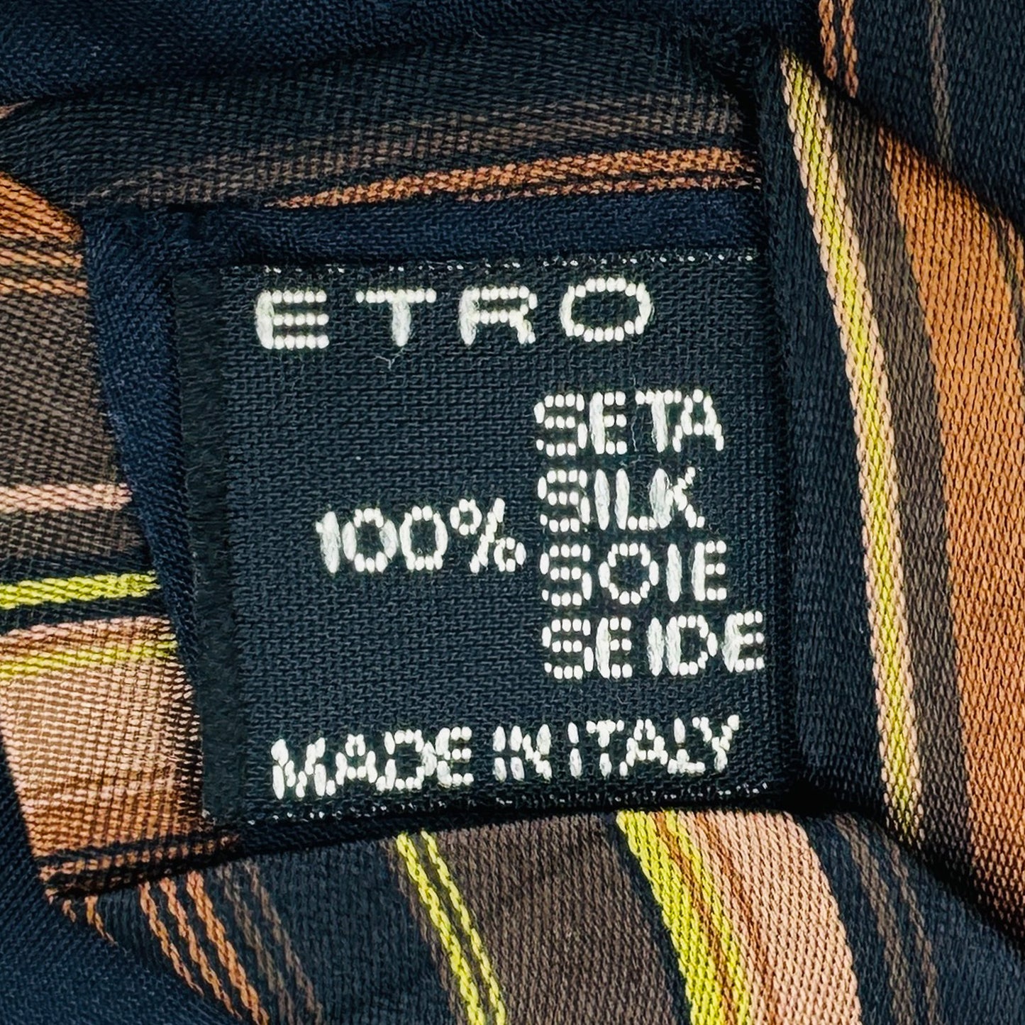 Etro Milano Multicolor 'Diagonal Stripes' Tie (Size Regular)