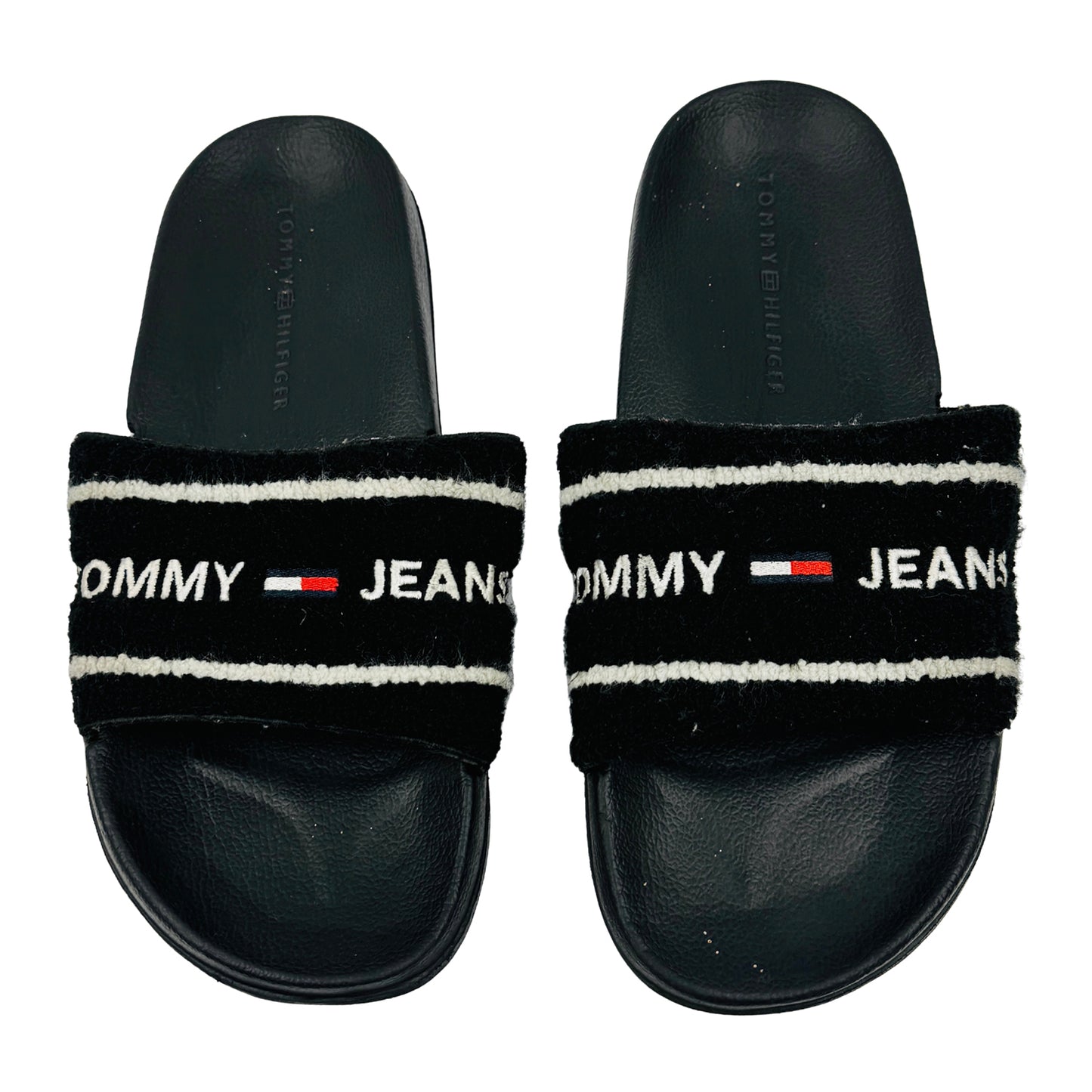 Tommy Jeans Men's Pool Black Slides (Size 41/42)