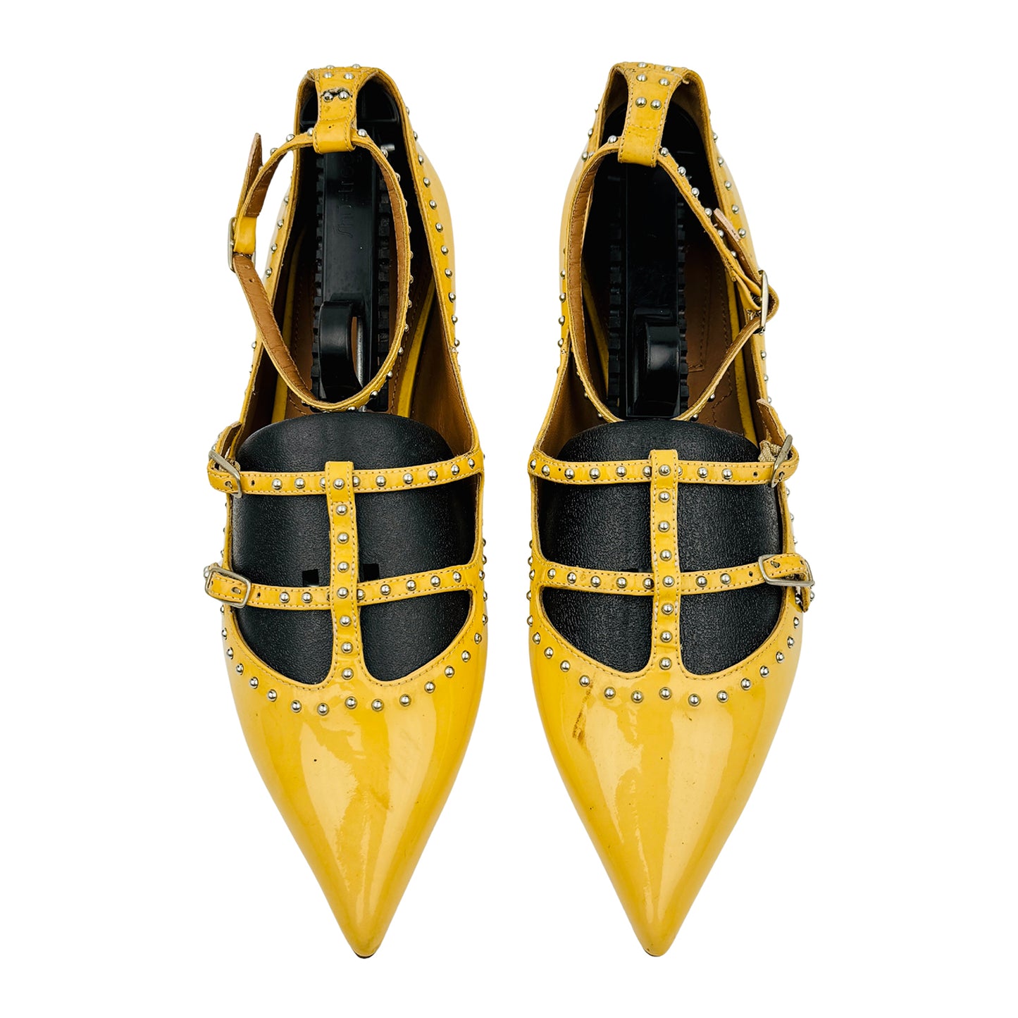 Givenchy Women's Yellow Pointed Toe Flats (Size 38)