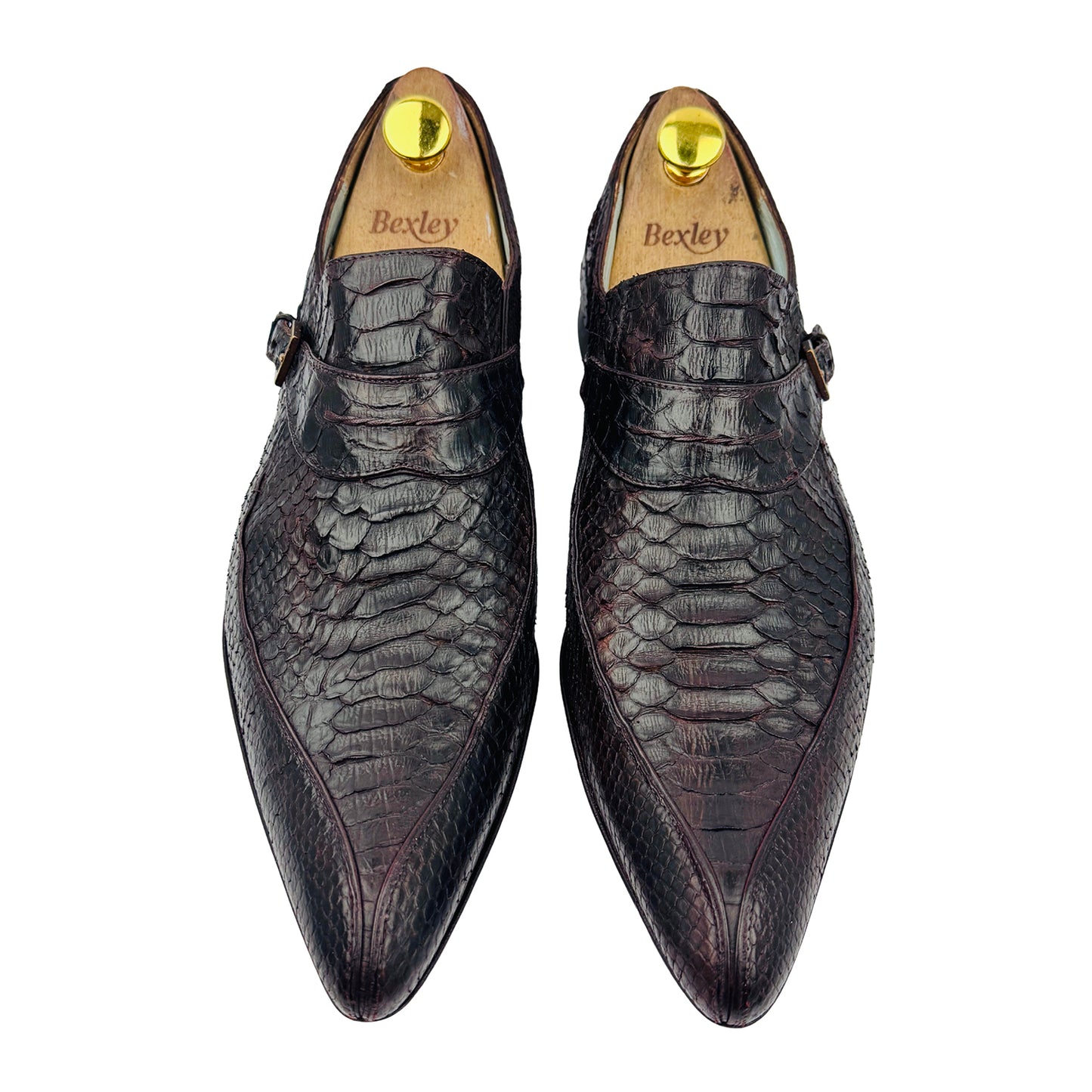 Cesare Paciotti Brown Exotic Leather Python Shoes (Size 42.5/43)