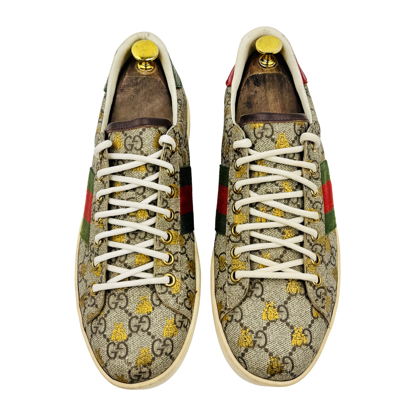 Gucci Ace GG Supreme Sneakers (Size 41/41.5)