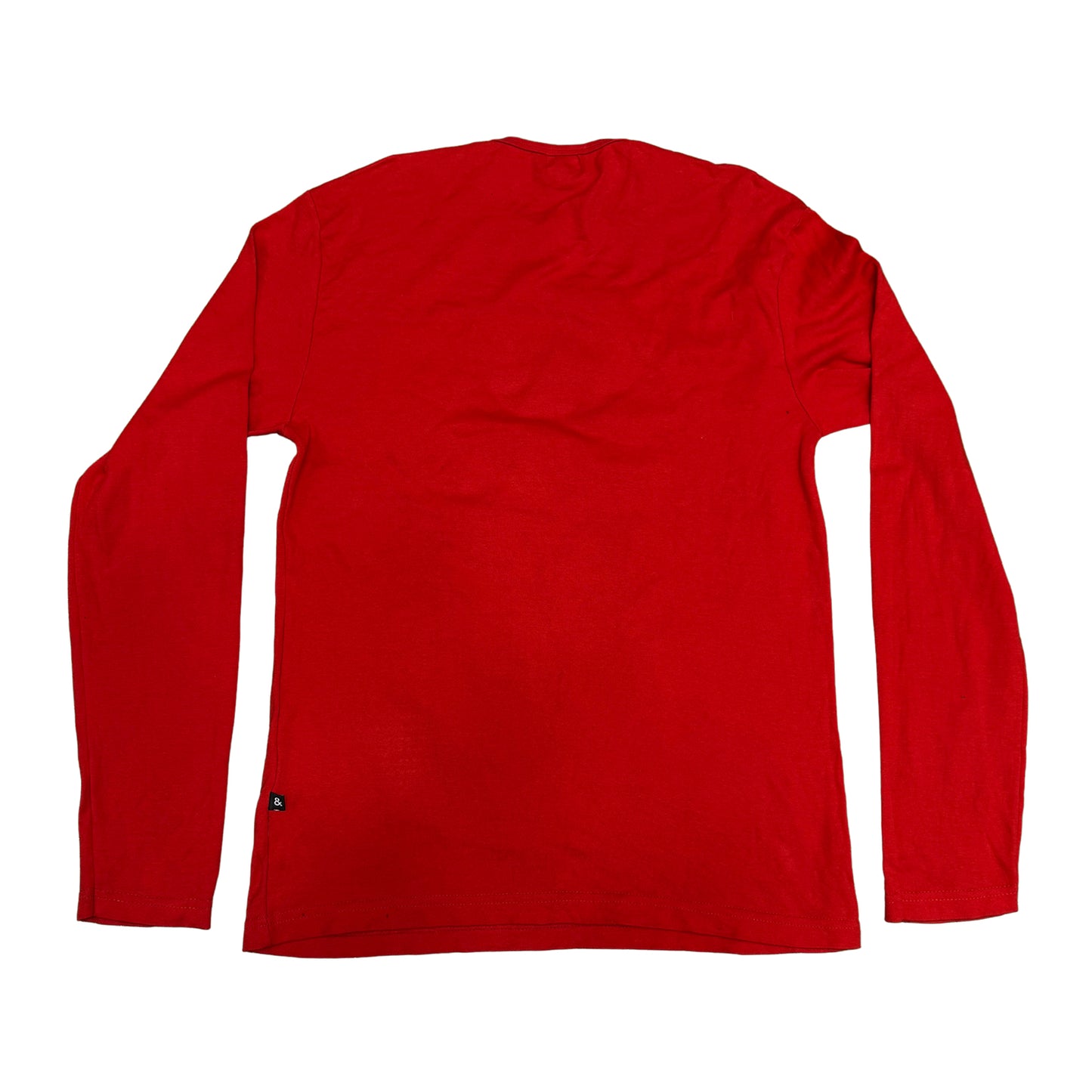 Dolce & Gabbana Men's Long Sleeves Red T-Shirt (Size Small)