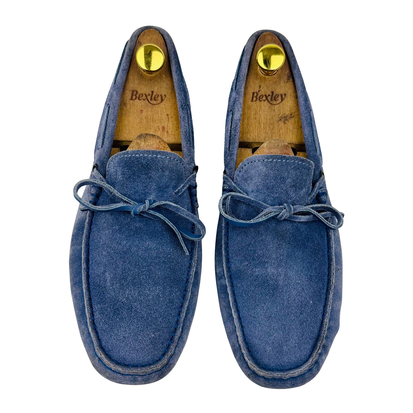 Tod's Men's Blue Gommino Suede Driving Loafer (Size 42.5)