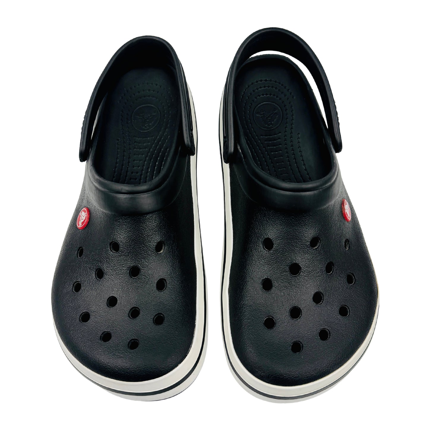 Crocs Crocband Black Clogs (Size 40/40.5) - 11016