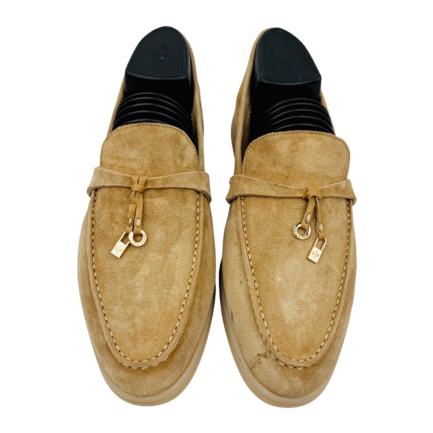 Loro Piana Summer Walk Beige Loafers (Size 40/40.5) - Z62816