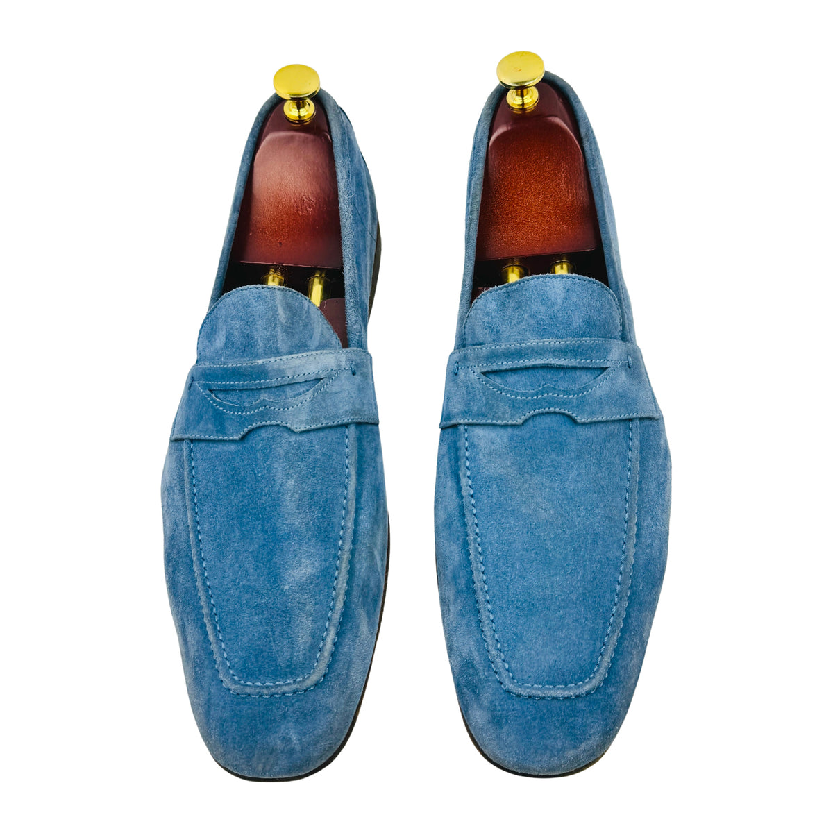 Stemar Men's Suede Penny Loafers (Size 44/44.5)