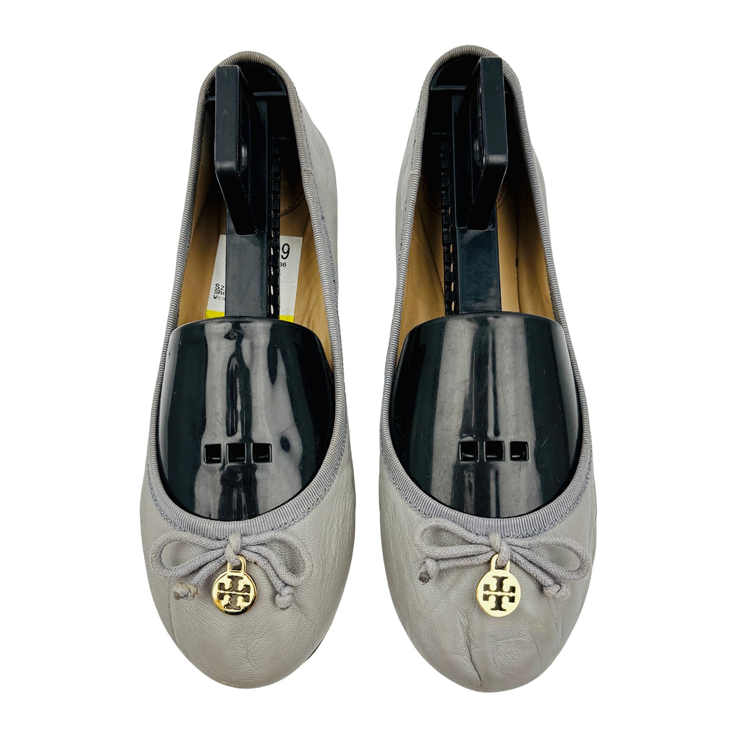 Tory Burch Laila Light Grey Ballet Flats (Size 35.5)