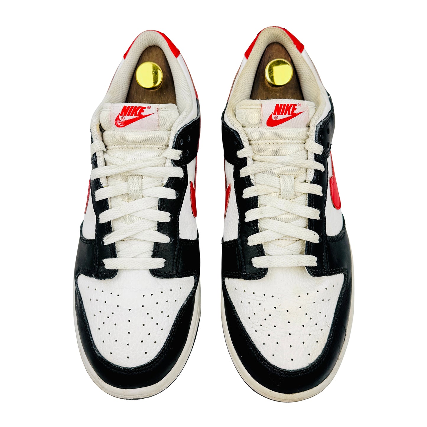 Nike Dunk Low Retro 'Red Swoosh Panda' Sneakers (Size 43) - FB3354-001