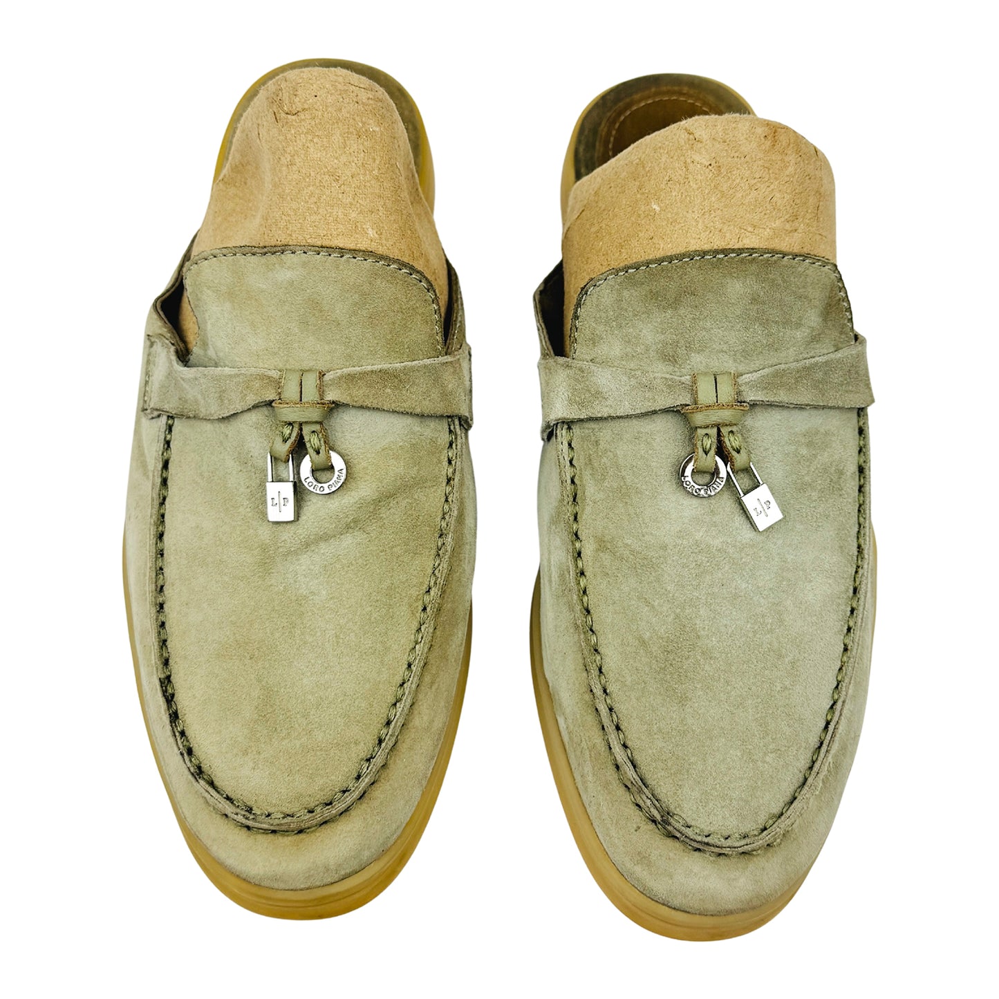 Loro Piana Babouche Charms Walk Mules (Size 36)