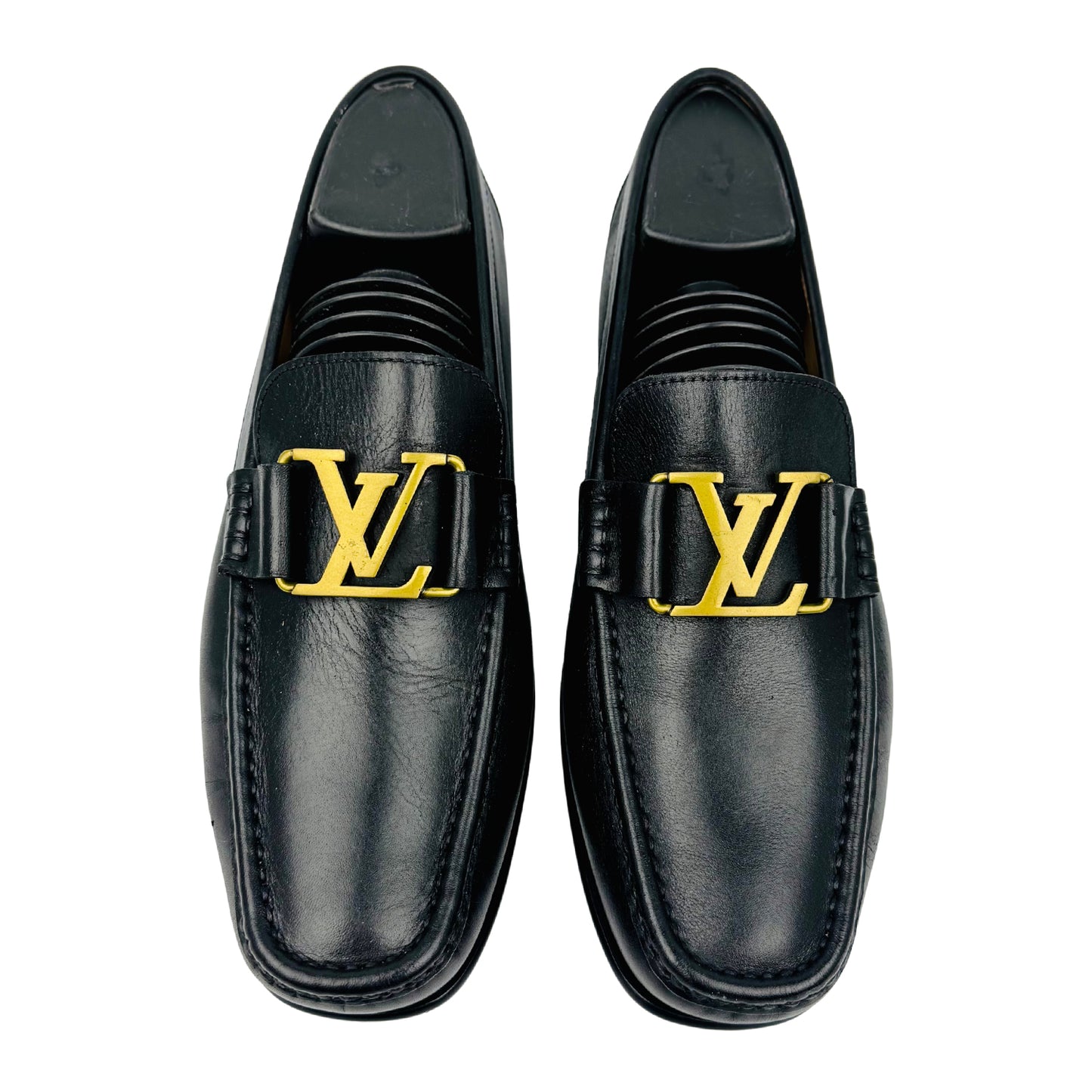 Louis Vuitton Montaigne LV Logo Black Loafer (Size 41/41.5)