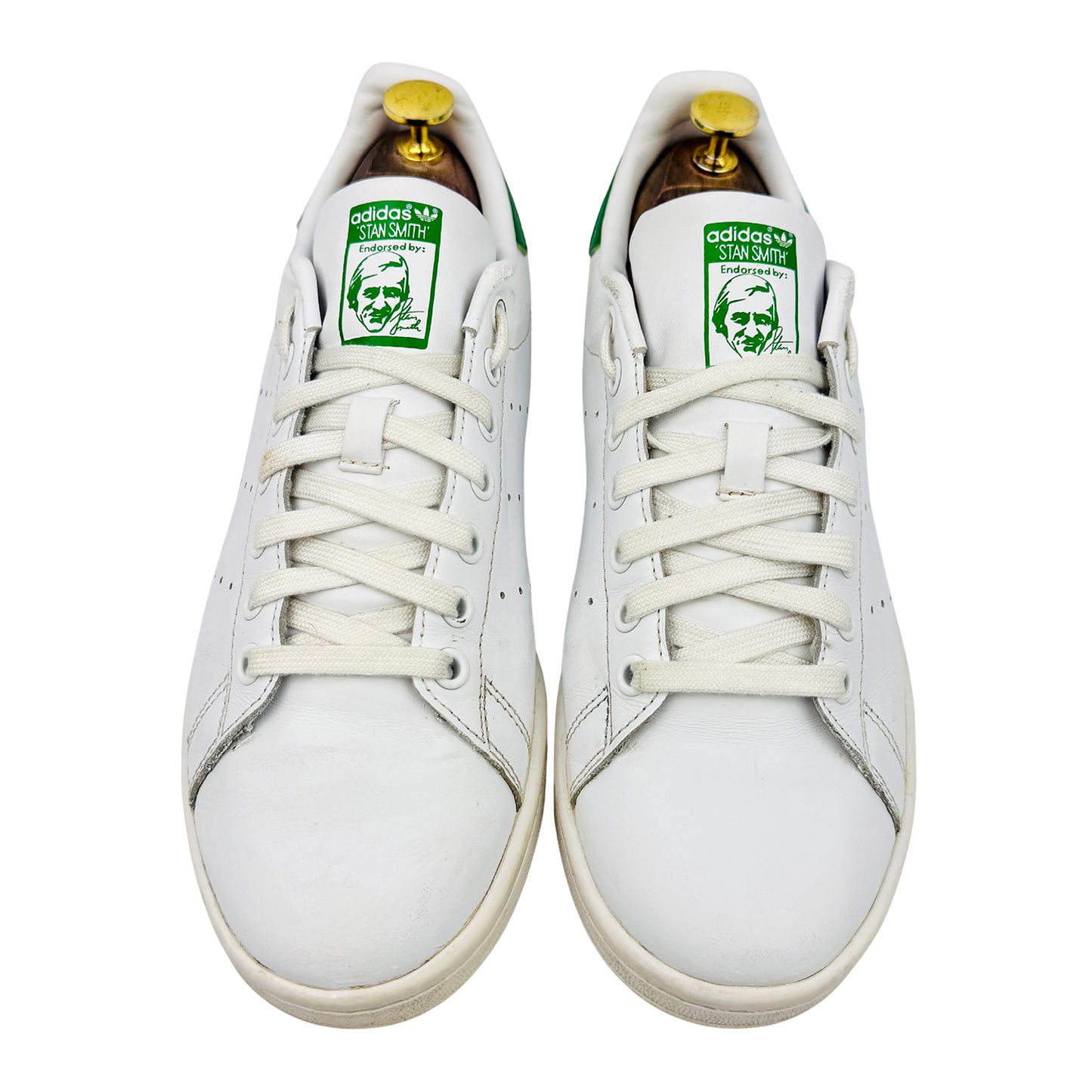 Adidas Stan Smith 'White Green' Sneakers (Size 41.5) - M20324