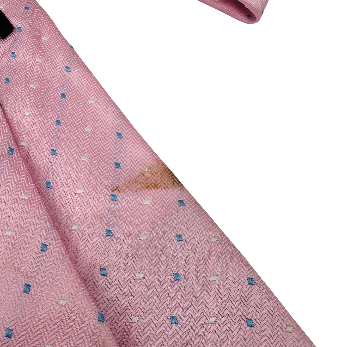 Giorgio Armani Pink 'Herringbone Texture' Tie (Size Regular)