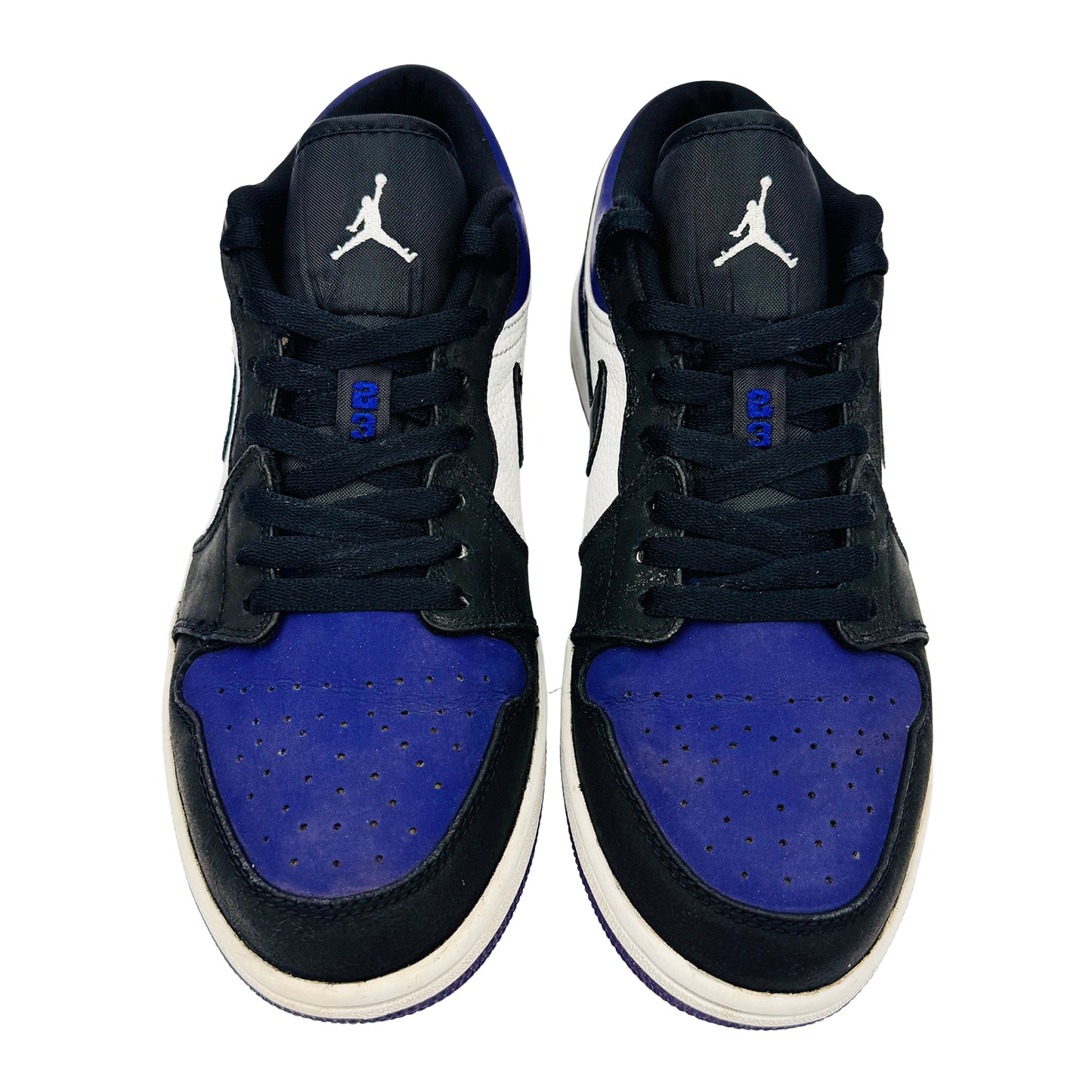 Nike Air Jordan 1 Low 'Court Purple' Shoes (Size 42) - 553558-125