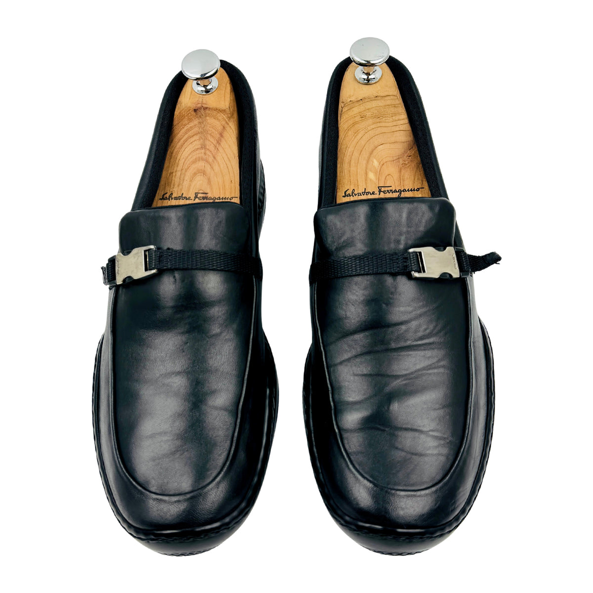 Prada Linea Rossa Sport Buckle Loafers (Size 40/40.5)