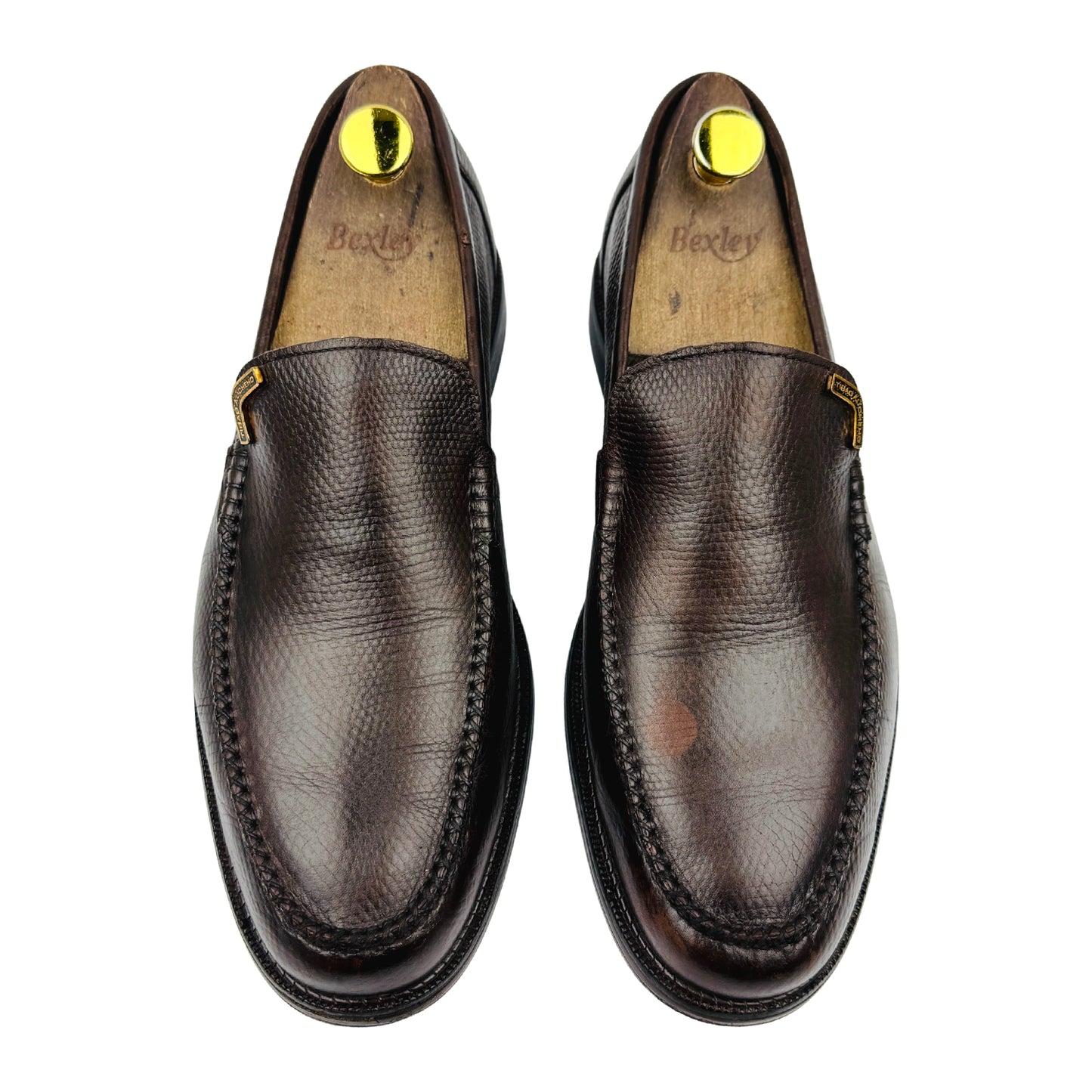Tabo Aucheho Dark Brown Leather Loafers (Size 42.5)