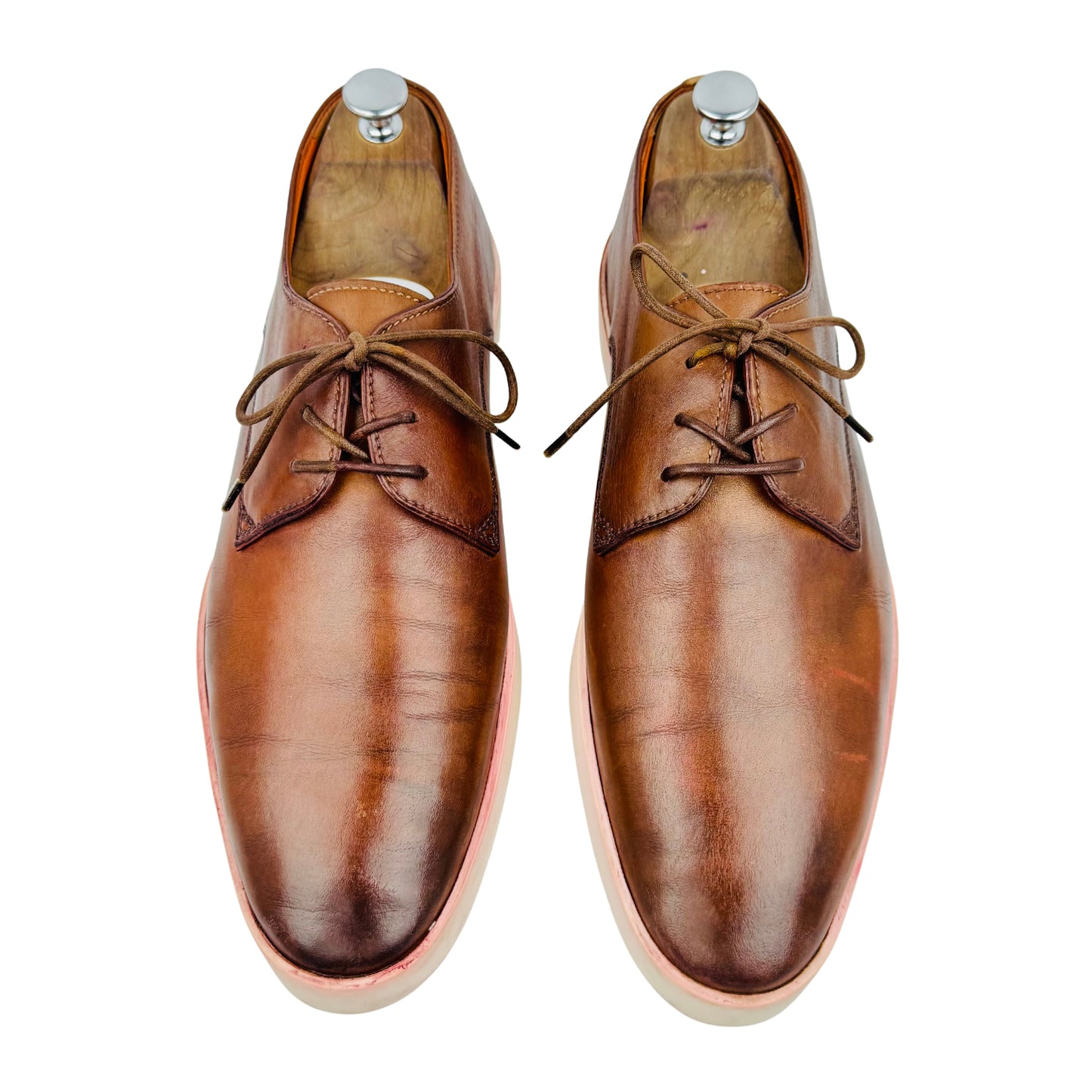 Santoni Dilate Brown Derby Sneakers (Size 44)