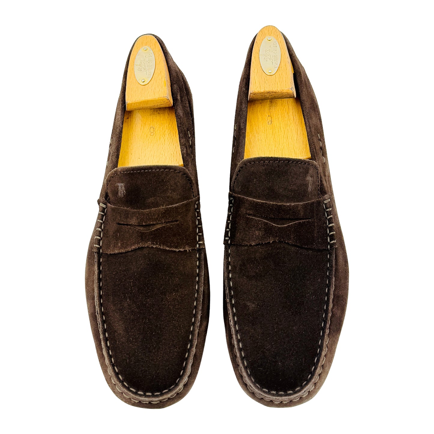 Tod's Brown Suede Gommino Driving Loafer (Size 43.5)