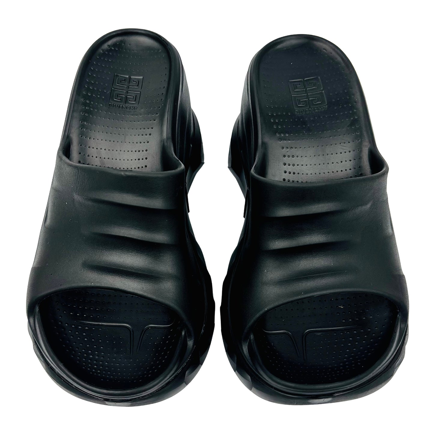 Givenchy Marshmallow Black Sandal Slippers (Size 37/37.5)