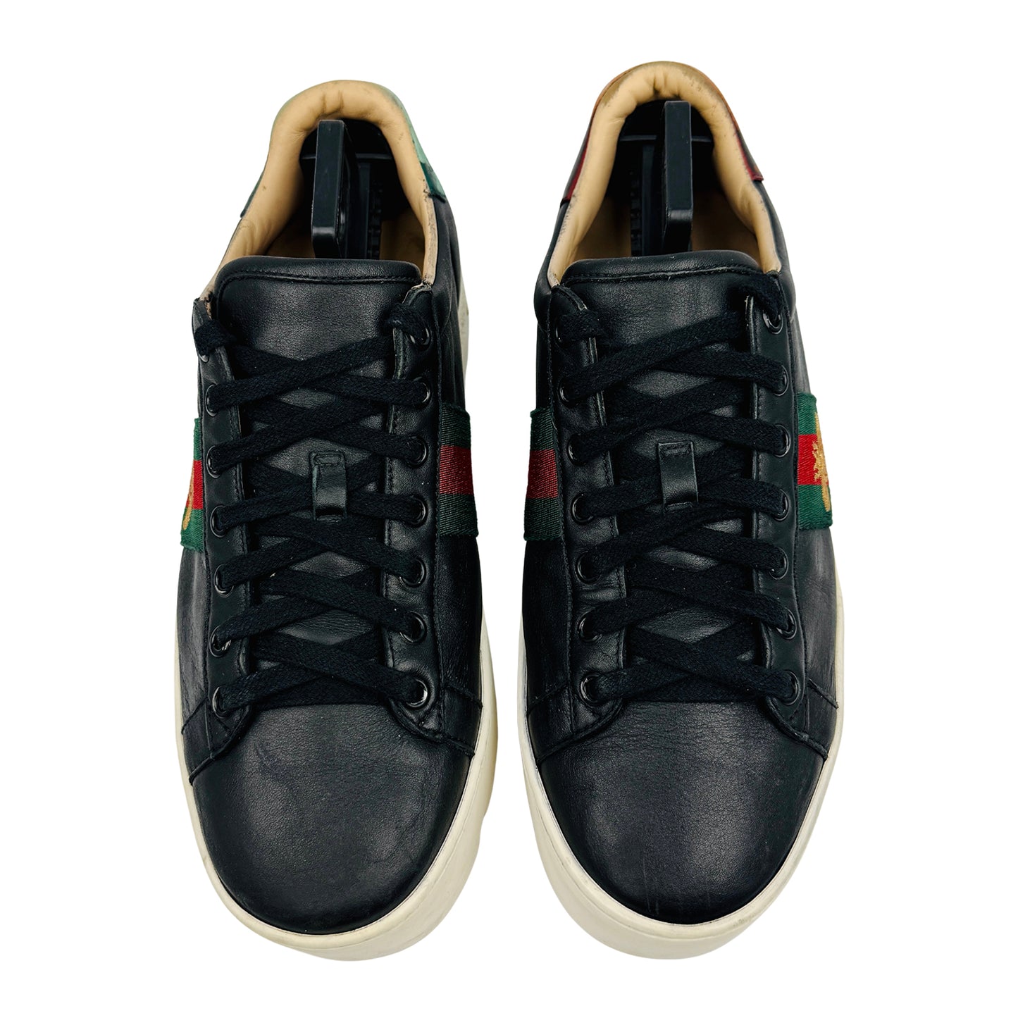 Gucci Ace Platform Black Sneakers (Size 38.5) - 577573